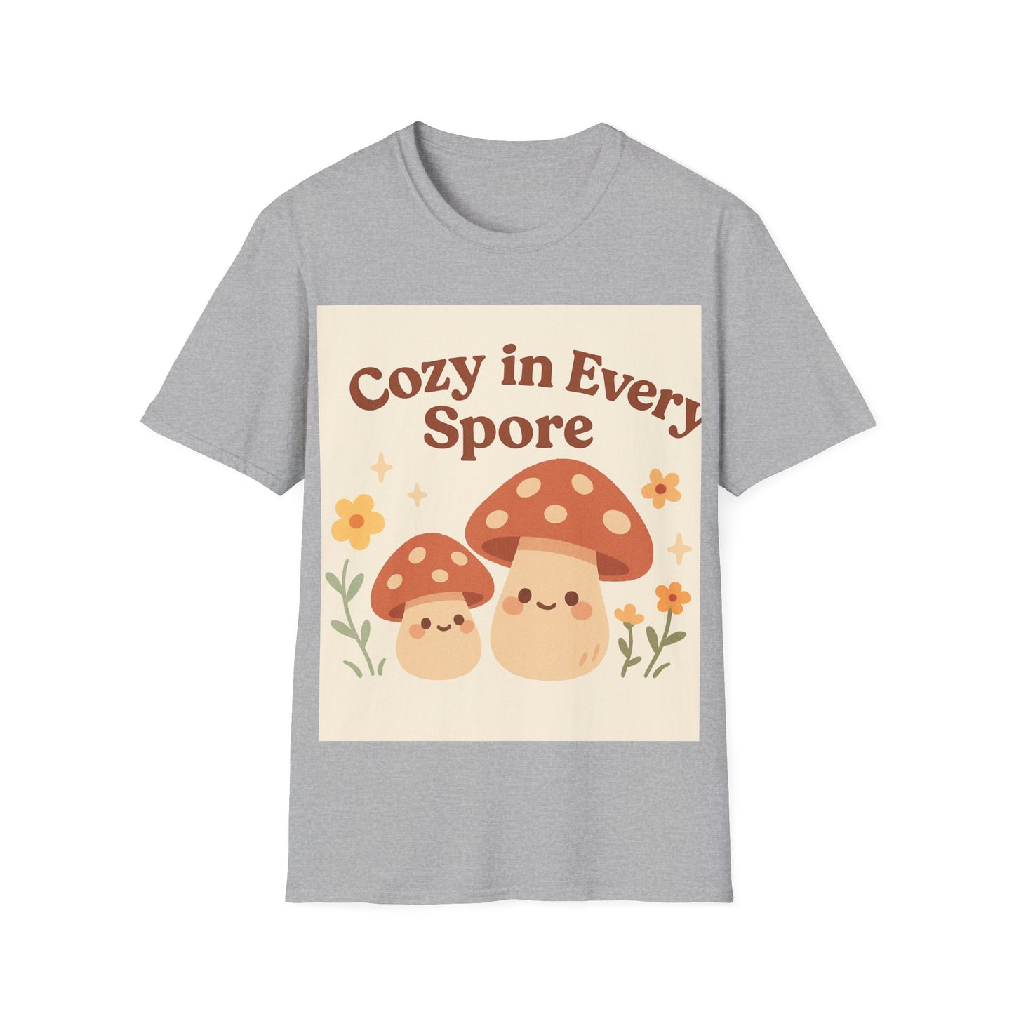 Cozy Mushroom T-Shirt for Nature Lovers