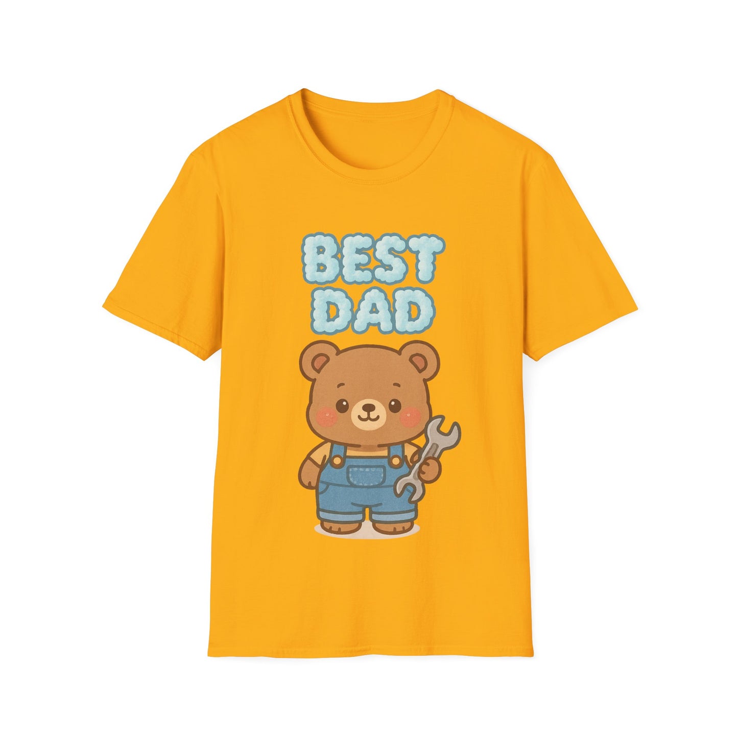Best Dad Cartoon Bear T-Shirt