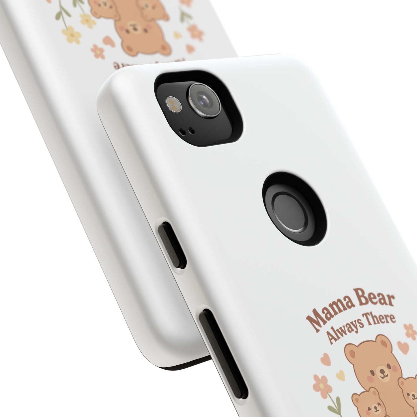 Mama Bear Always There Phone Case – Cute Kawaii Gift for Moms