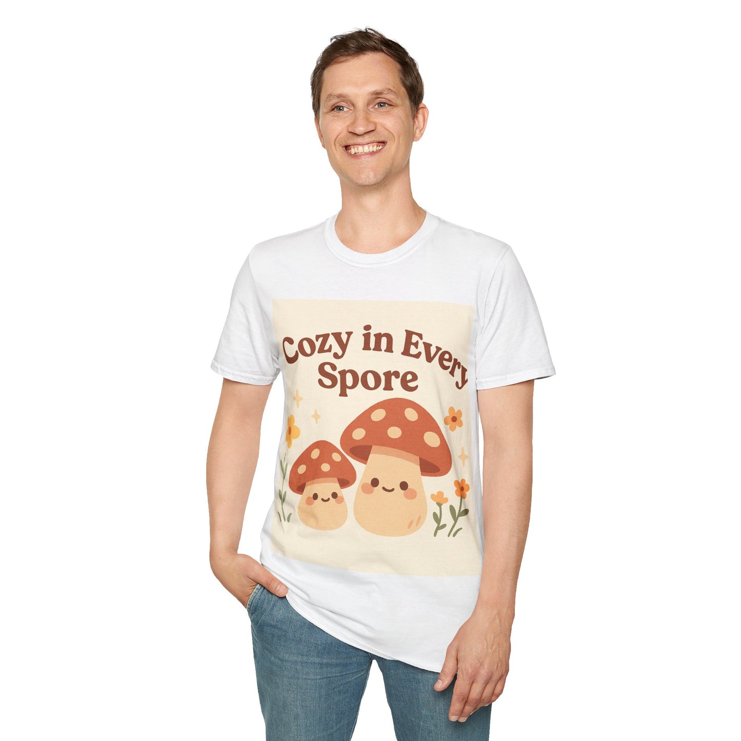 Cozy Mushroom T-Shirt for Nature Lovers