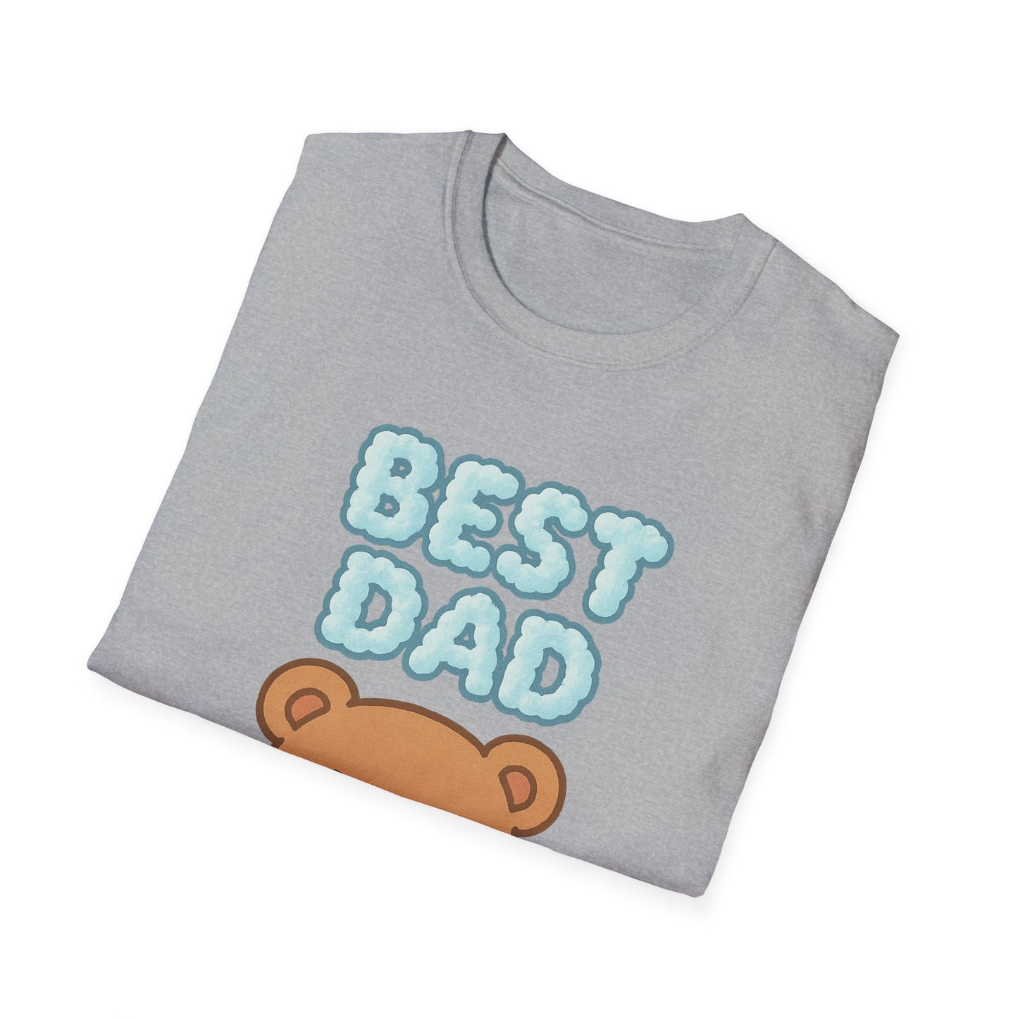 Best Dad Cartoon Bear T-Shirt