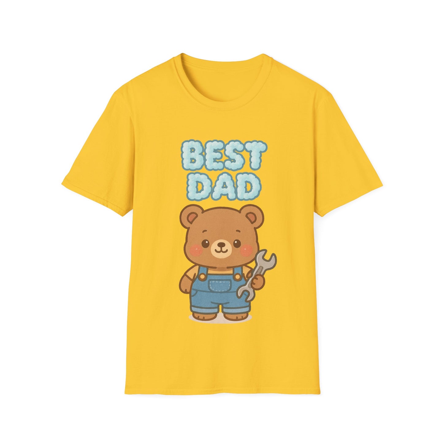 Best Dad Cartoon Bear T-Shirt