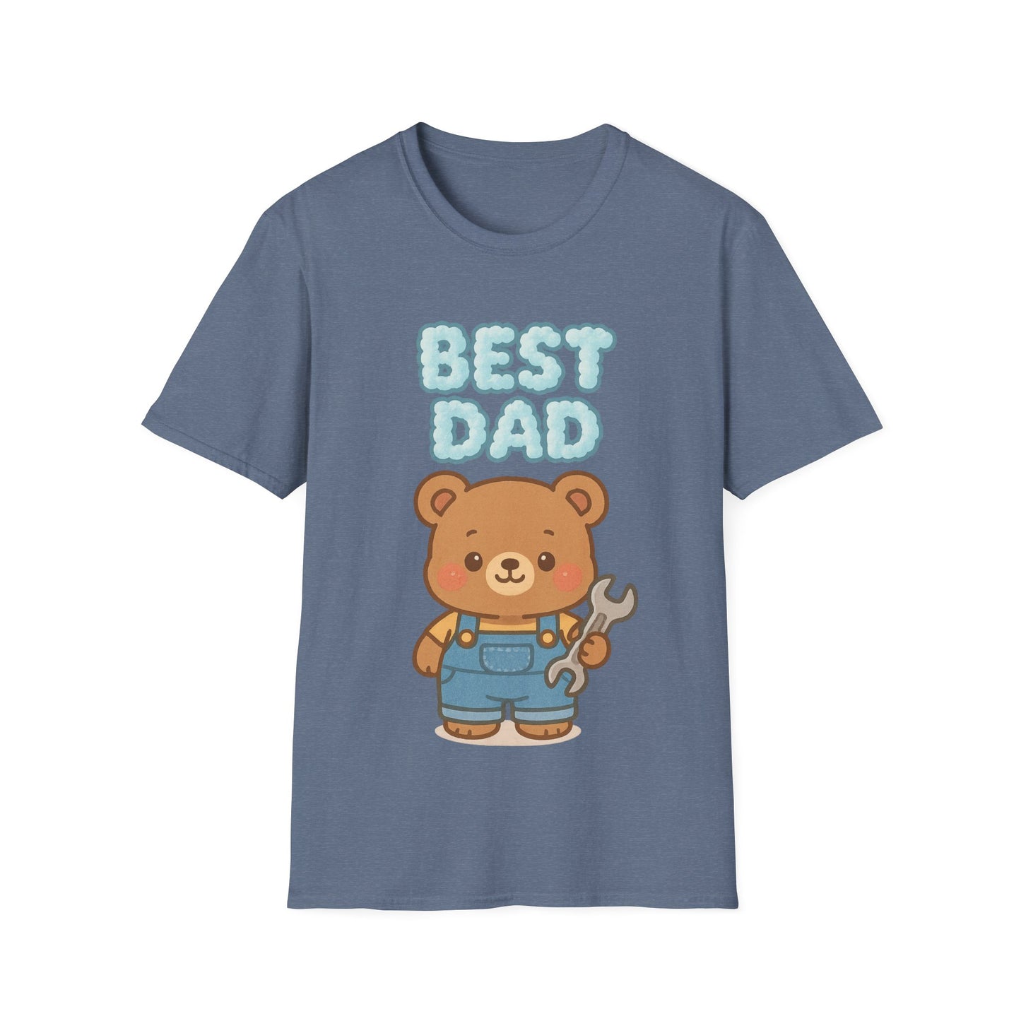 Best Dad Cartoon Bear T-Shirt