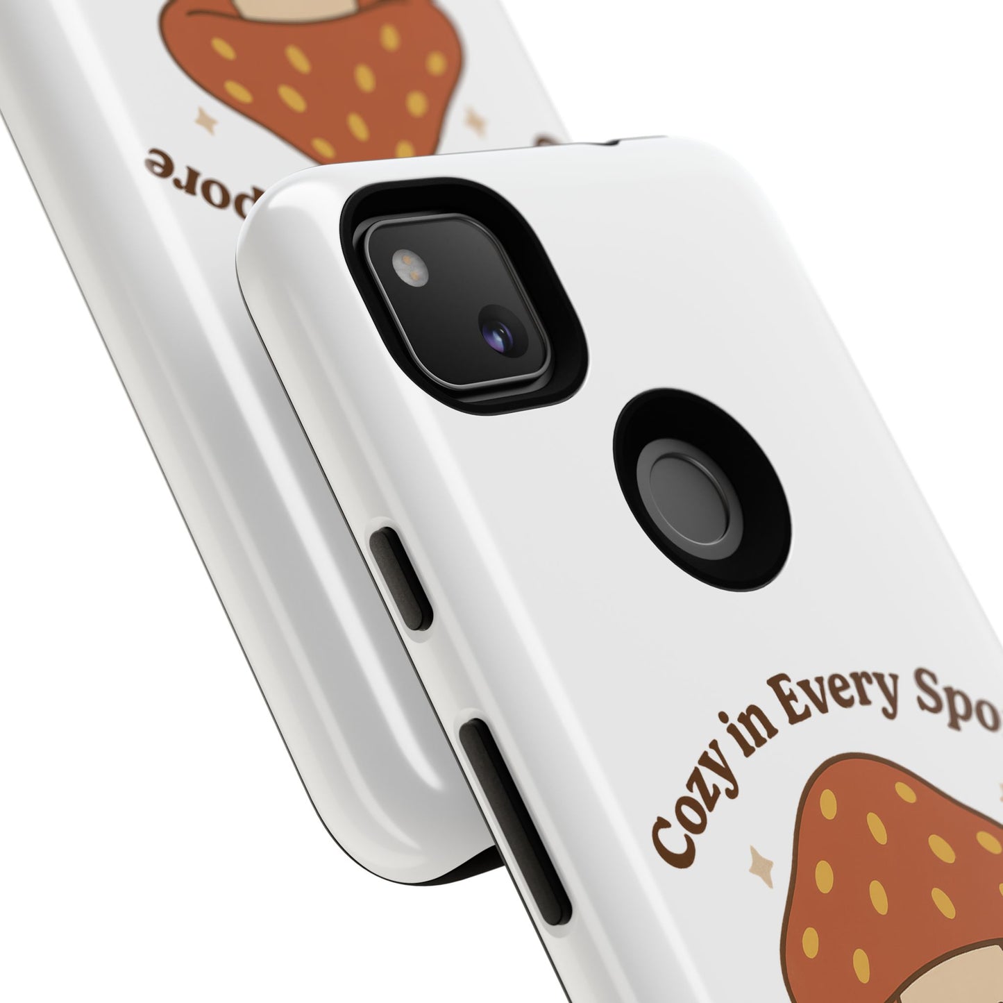 Phone Case - Cozy Mushroom 'Cozy in Every Spore' Design