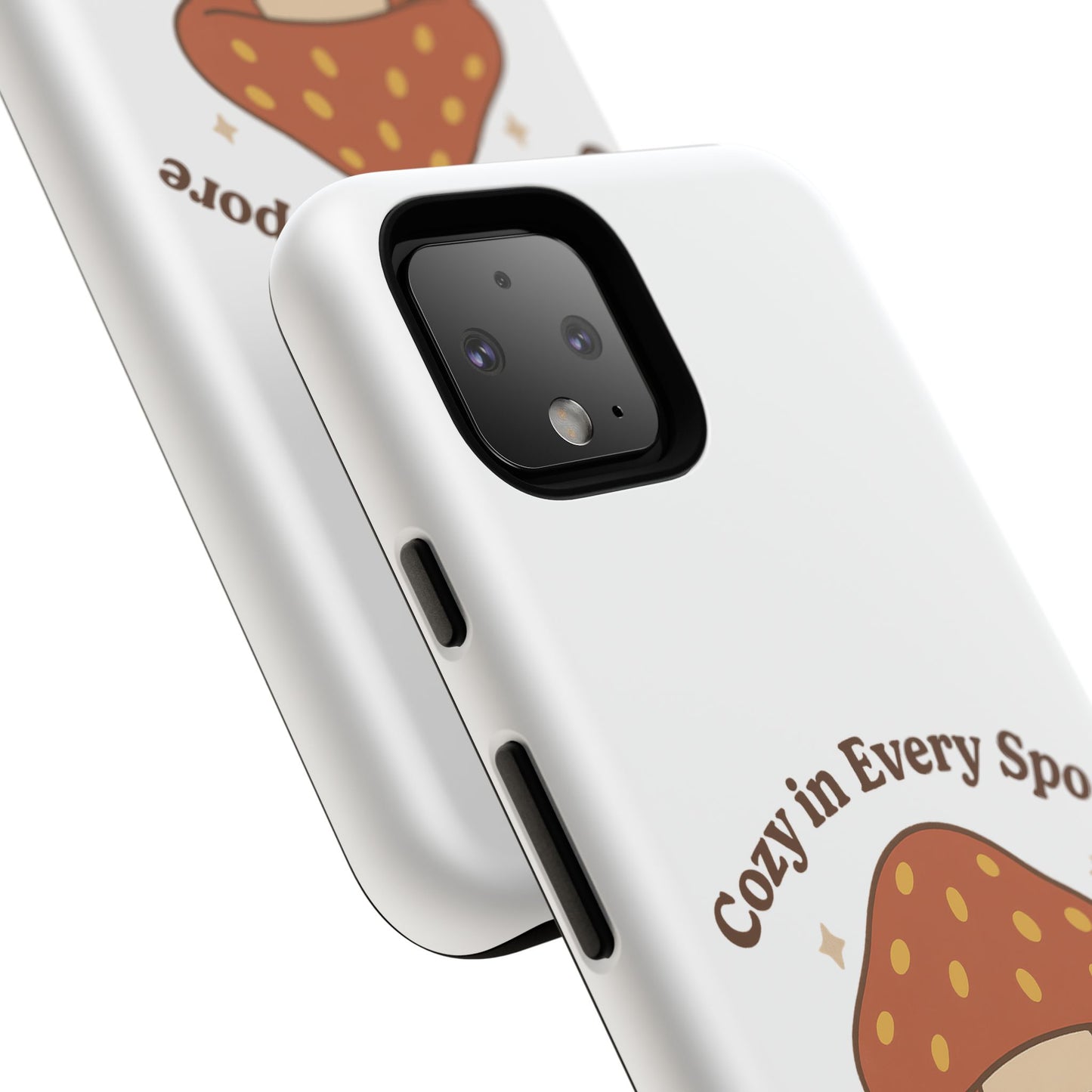 Phone Case - Cozy Mushroom 'Cozy in Every Spore' Design