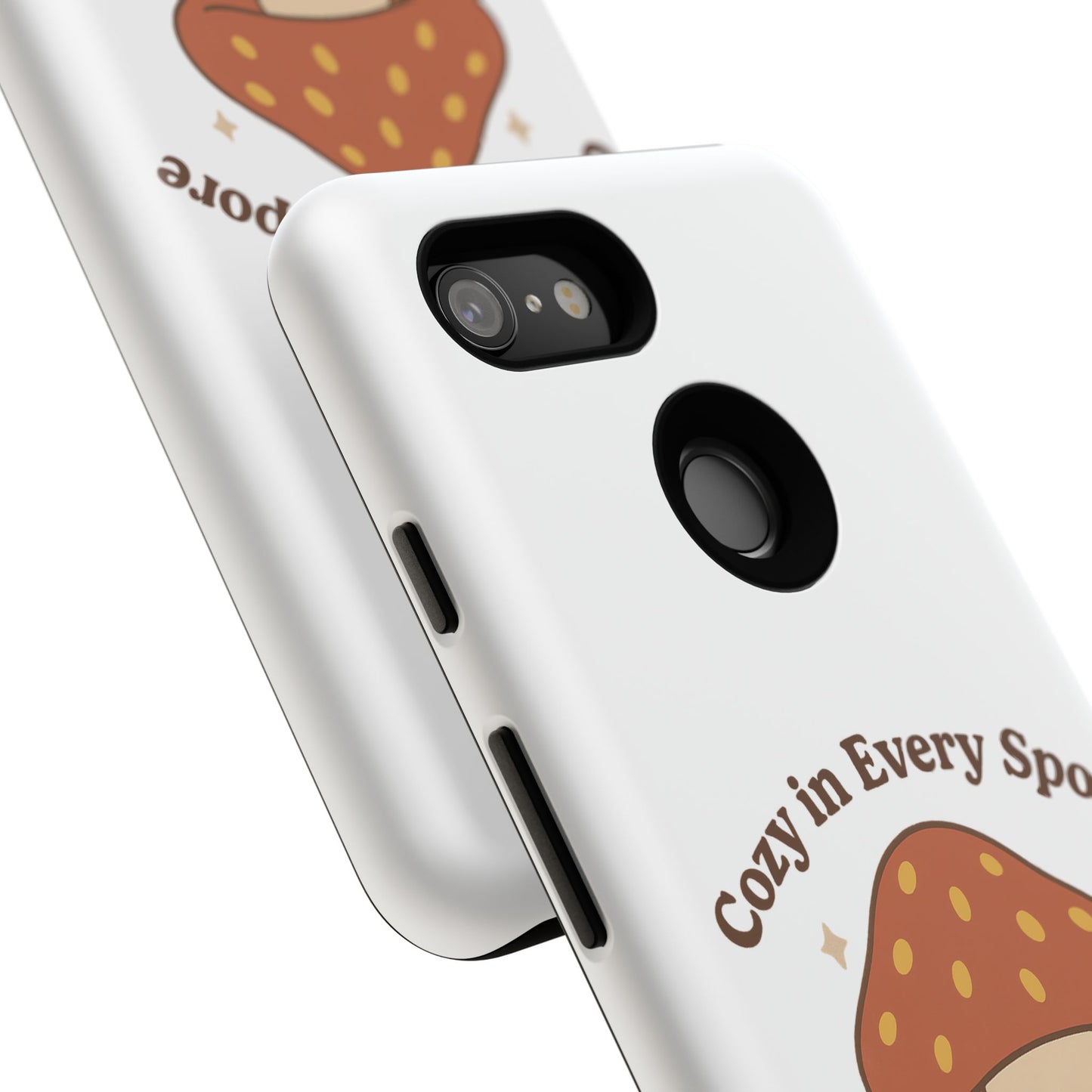 Phone Case - Cozy Mushroom 'Cozy in Every Spore' Design