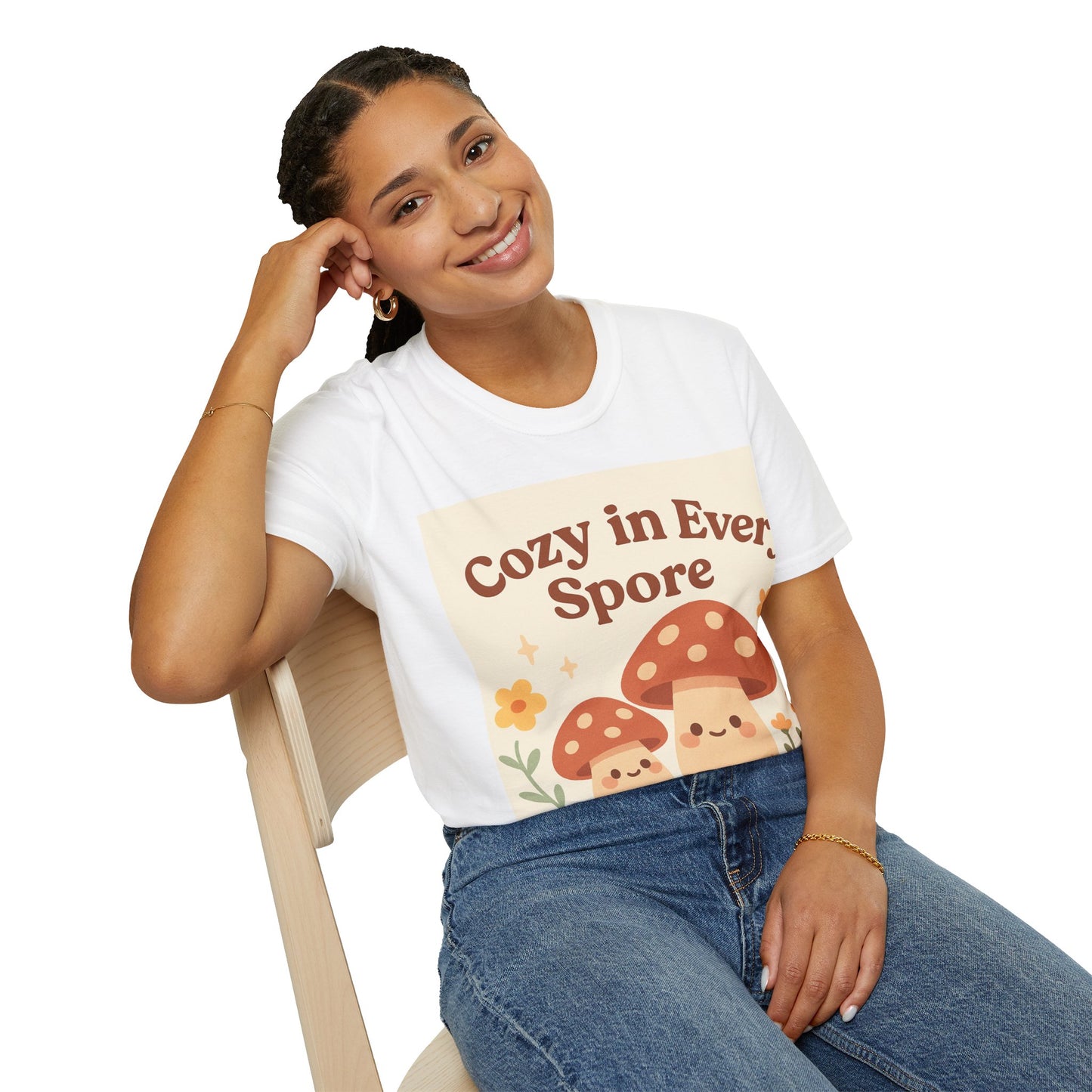 Cozy Mushroom T-Shirt for Nature Lovers