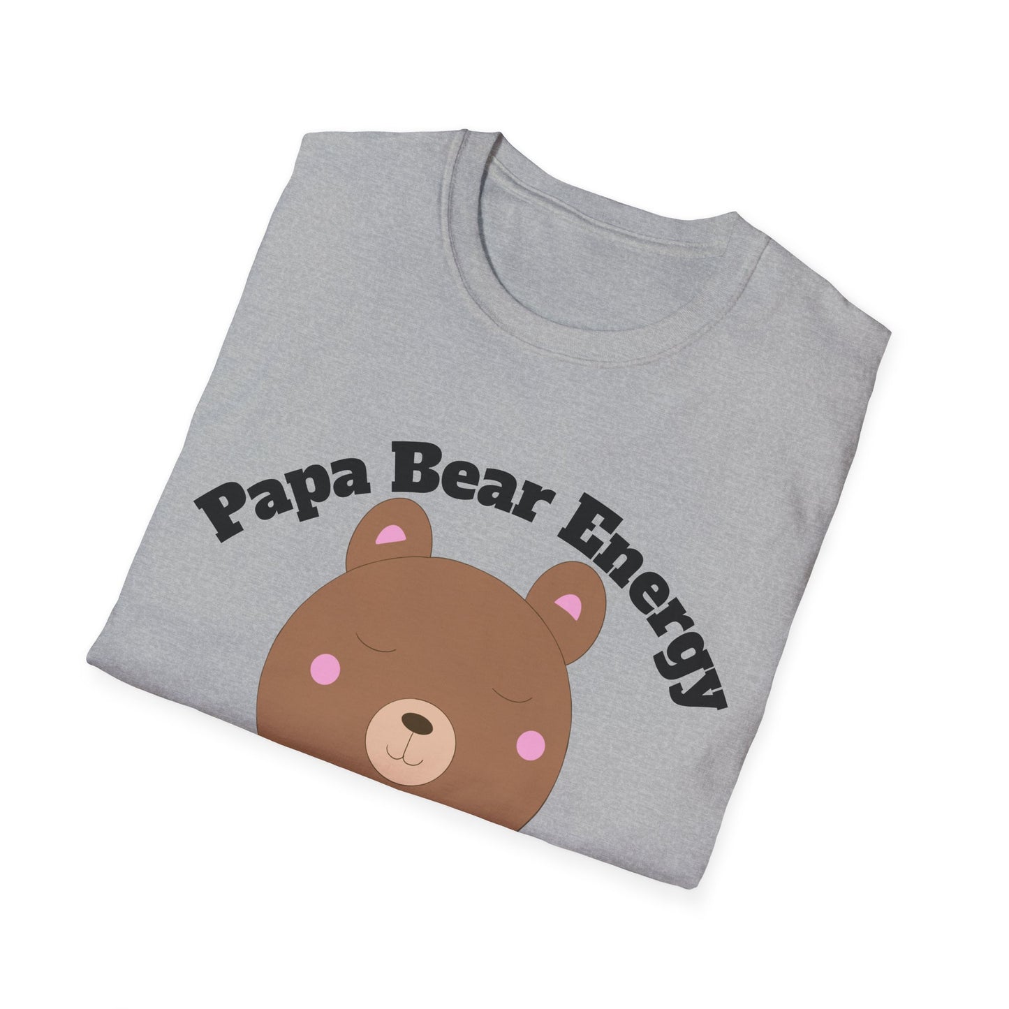 Papa Bear Energy Shirt – Cute Kawaii #1 Dad Gift for Father’s Day or Birthday