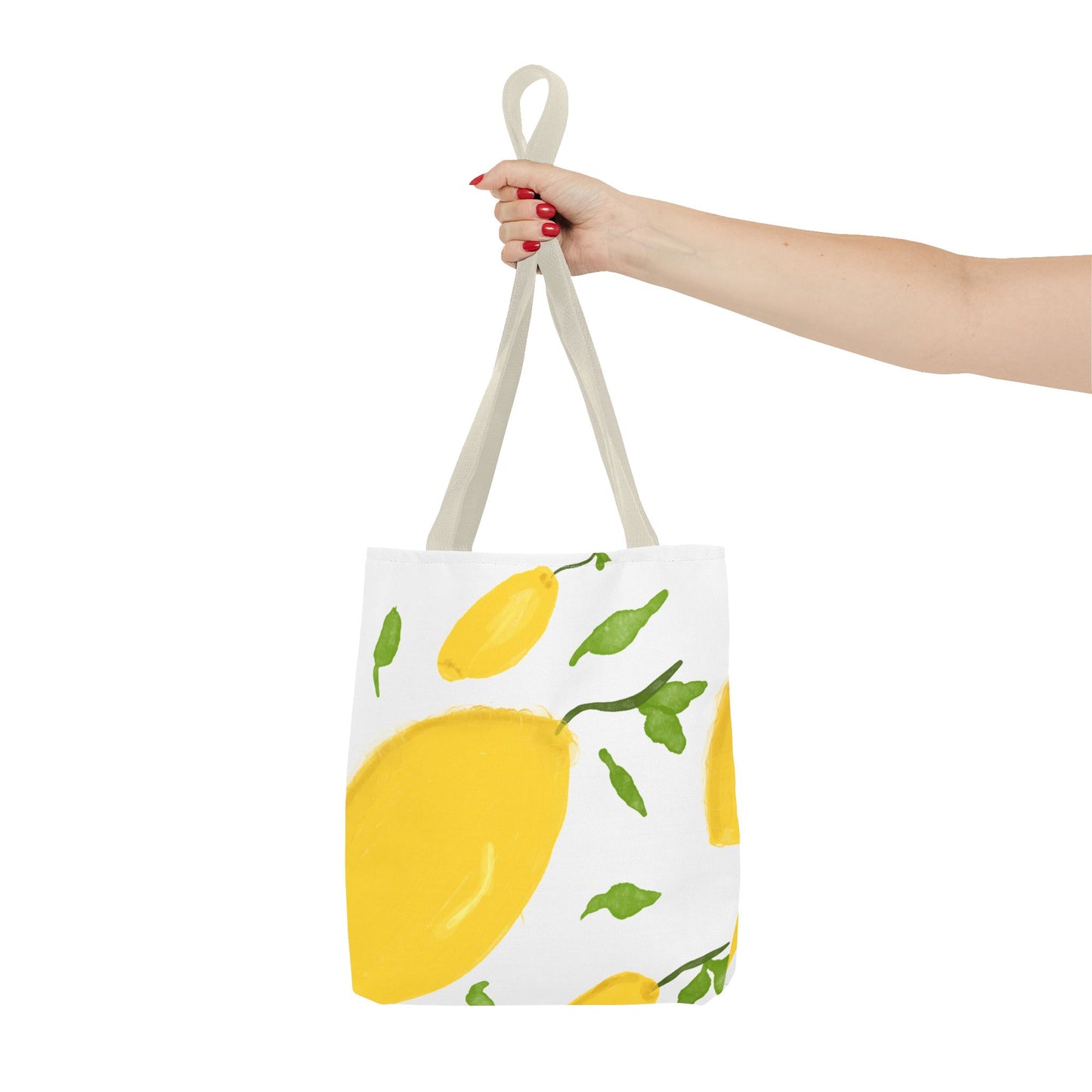 Lemon Print Tote Bag - Bright & Cheerful Eco-Friendly Shopping Bag