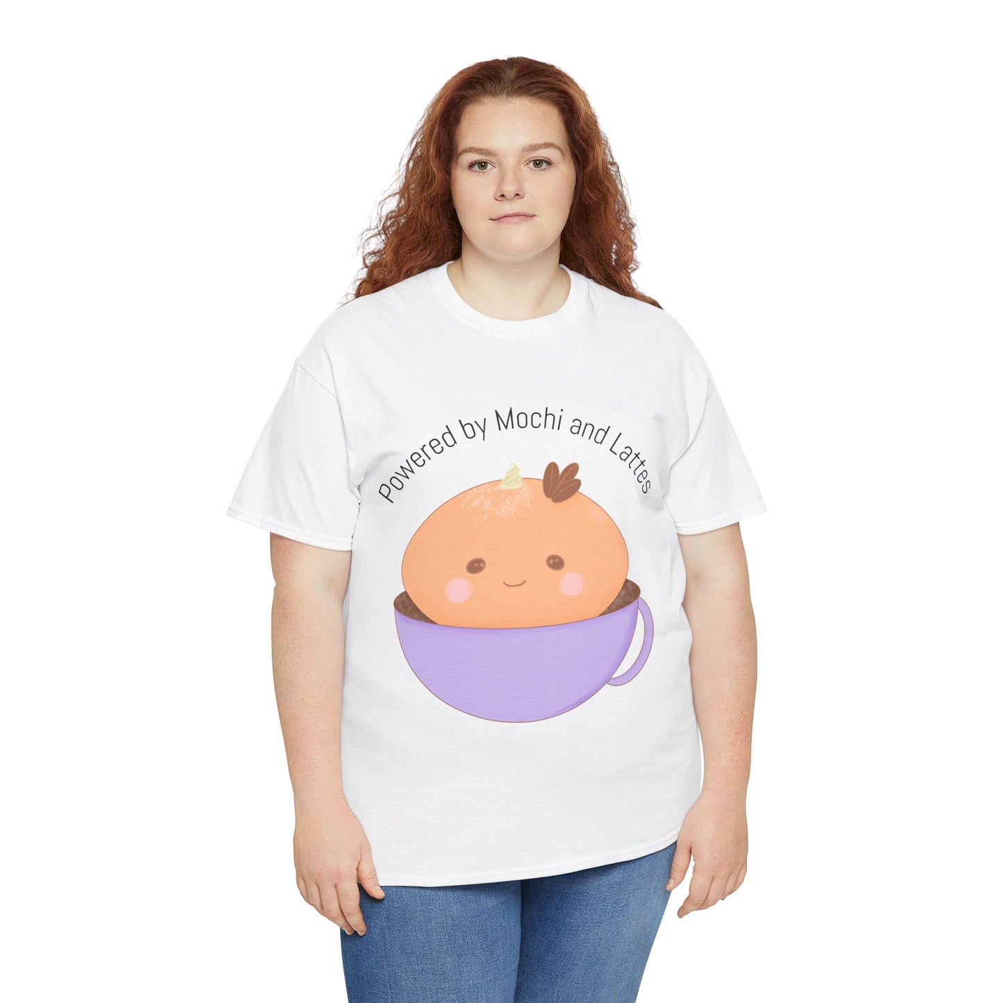 Powered by Mochi and Lattes - Kawaii Unisex Tee