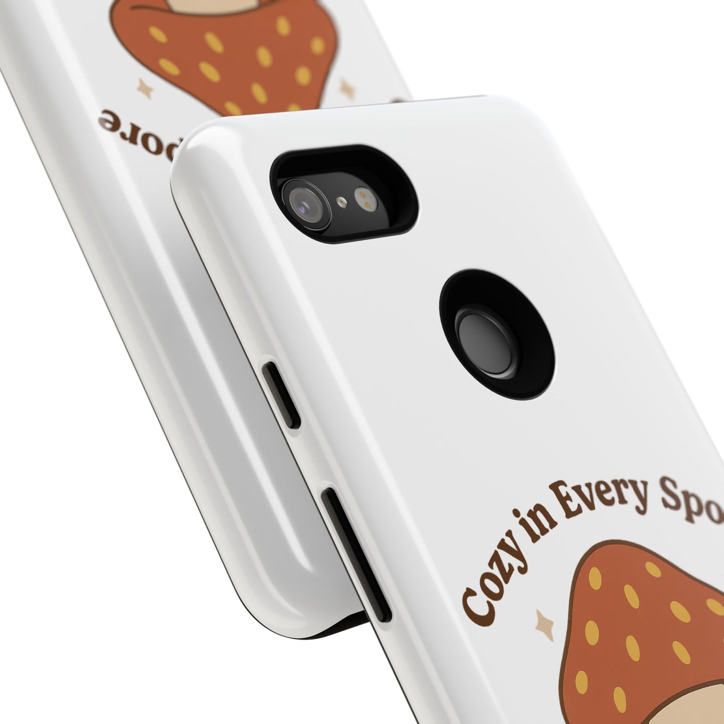 Phone Case - Cozy Mushroom 'Cozy in Every Spore' Design
