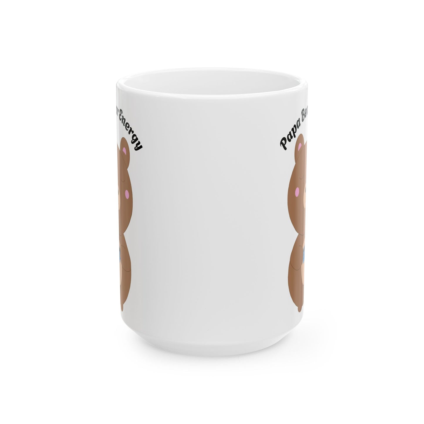 Papa Bear Energy Mug – Cute #1 Dad Gift for Coffee-Loving Dads