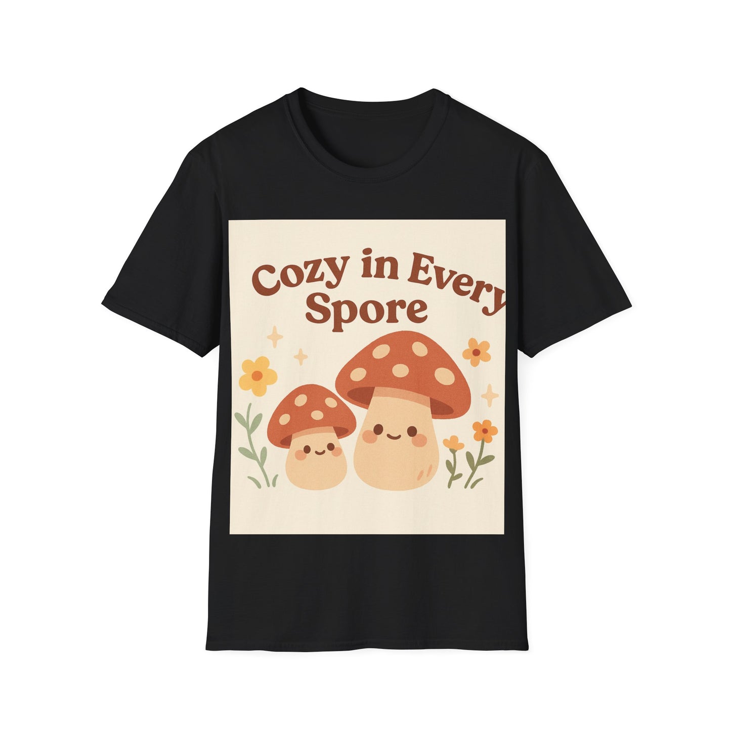 Cozy Mushroom T-Shirt for Nature Lovers