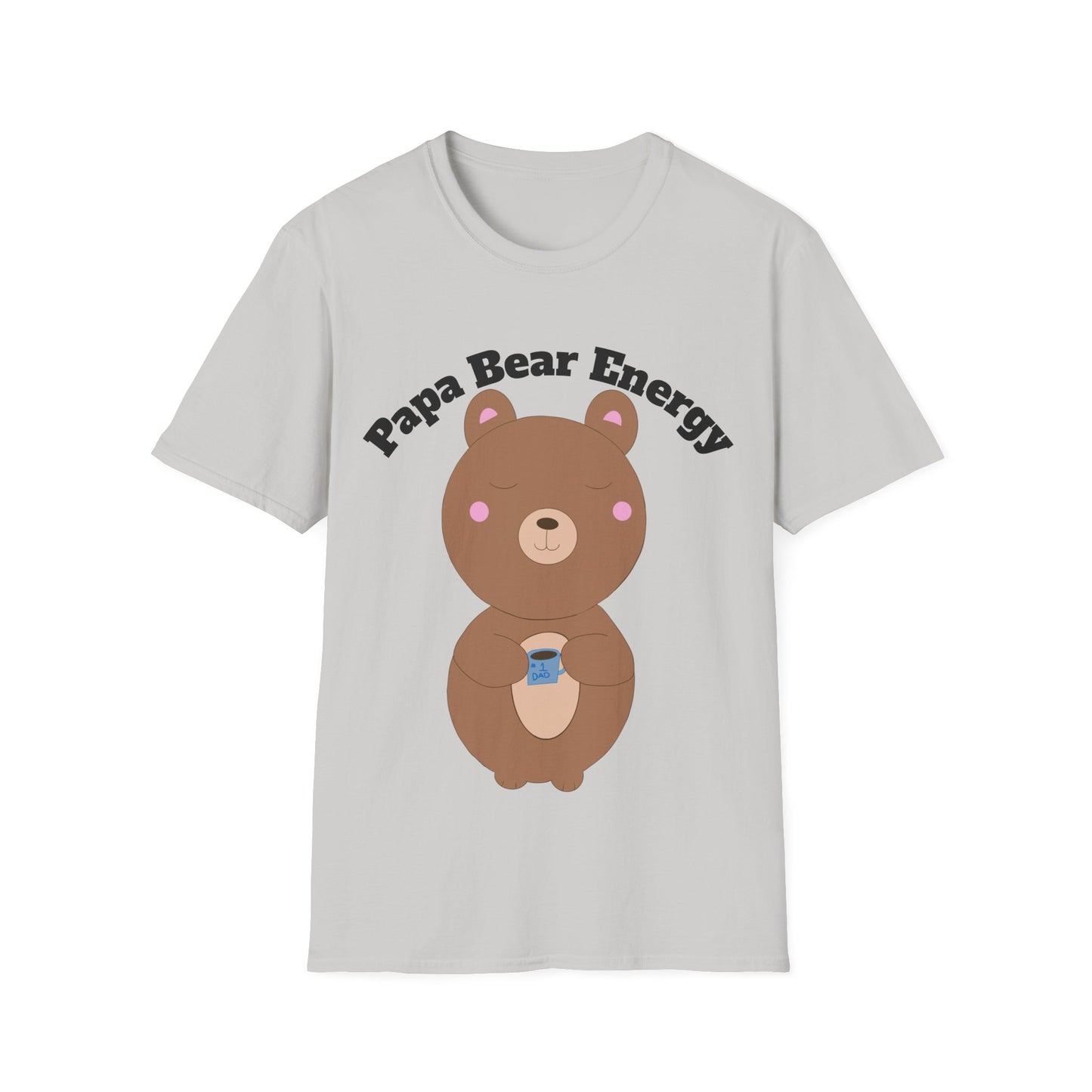 Papa Bear Energy Shirt – Cute Kawaii #1 Dad Gift for Father’s Day or Birthday