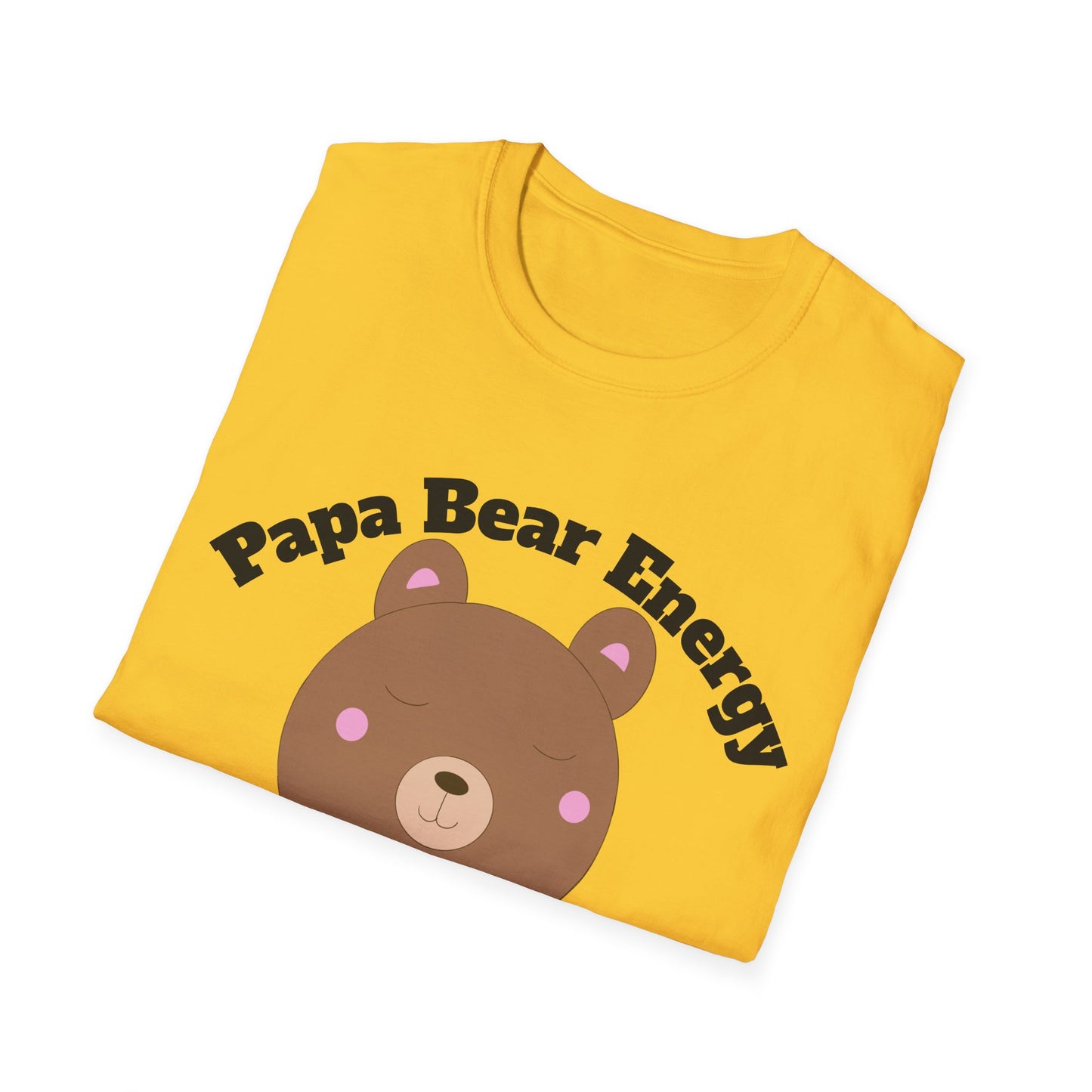Papa Bear Energy Shirt – Cute Kawaii #1 Dad Gift for Father’s Day or Birthday