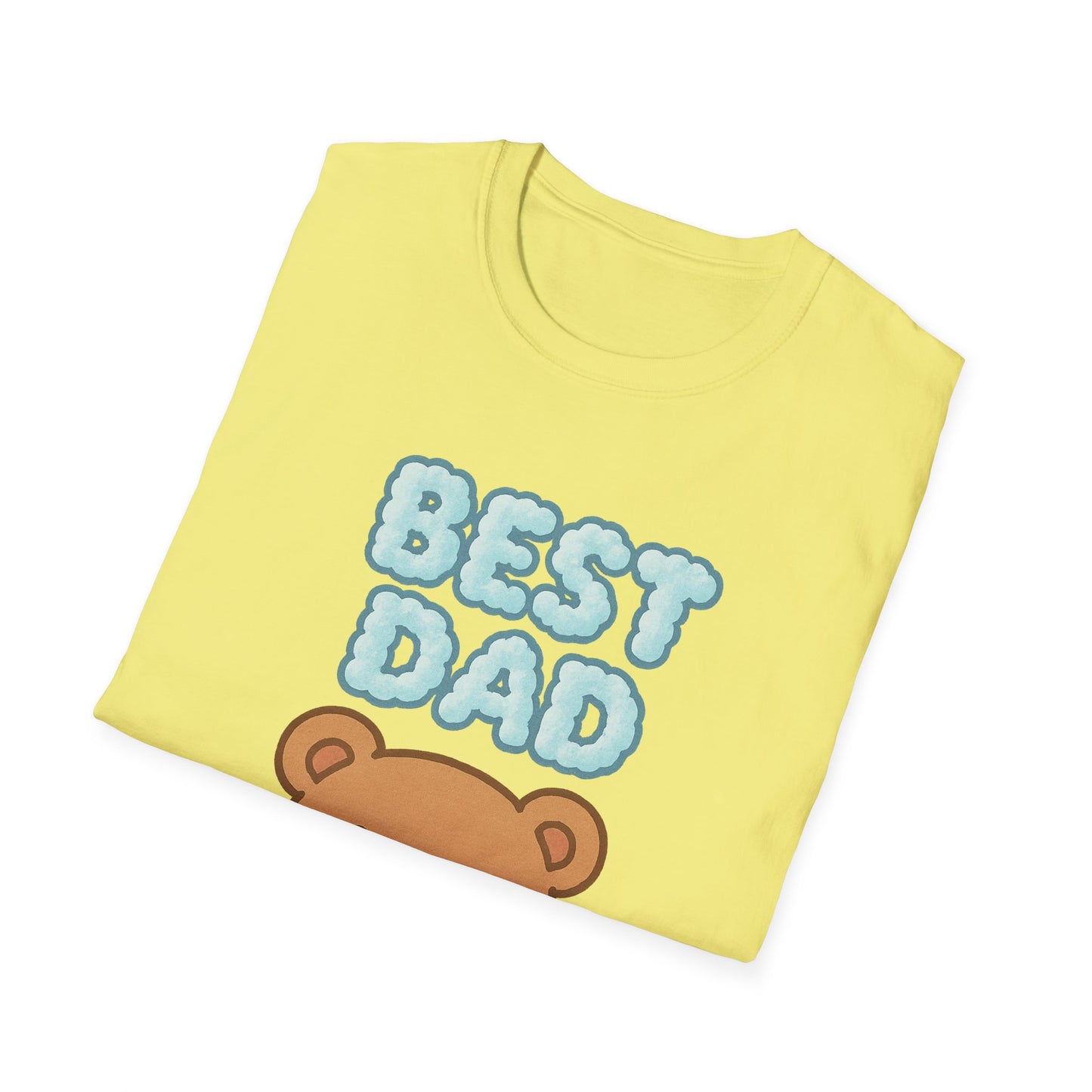Best Dad Cartoon Bear T-Shirt