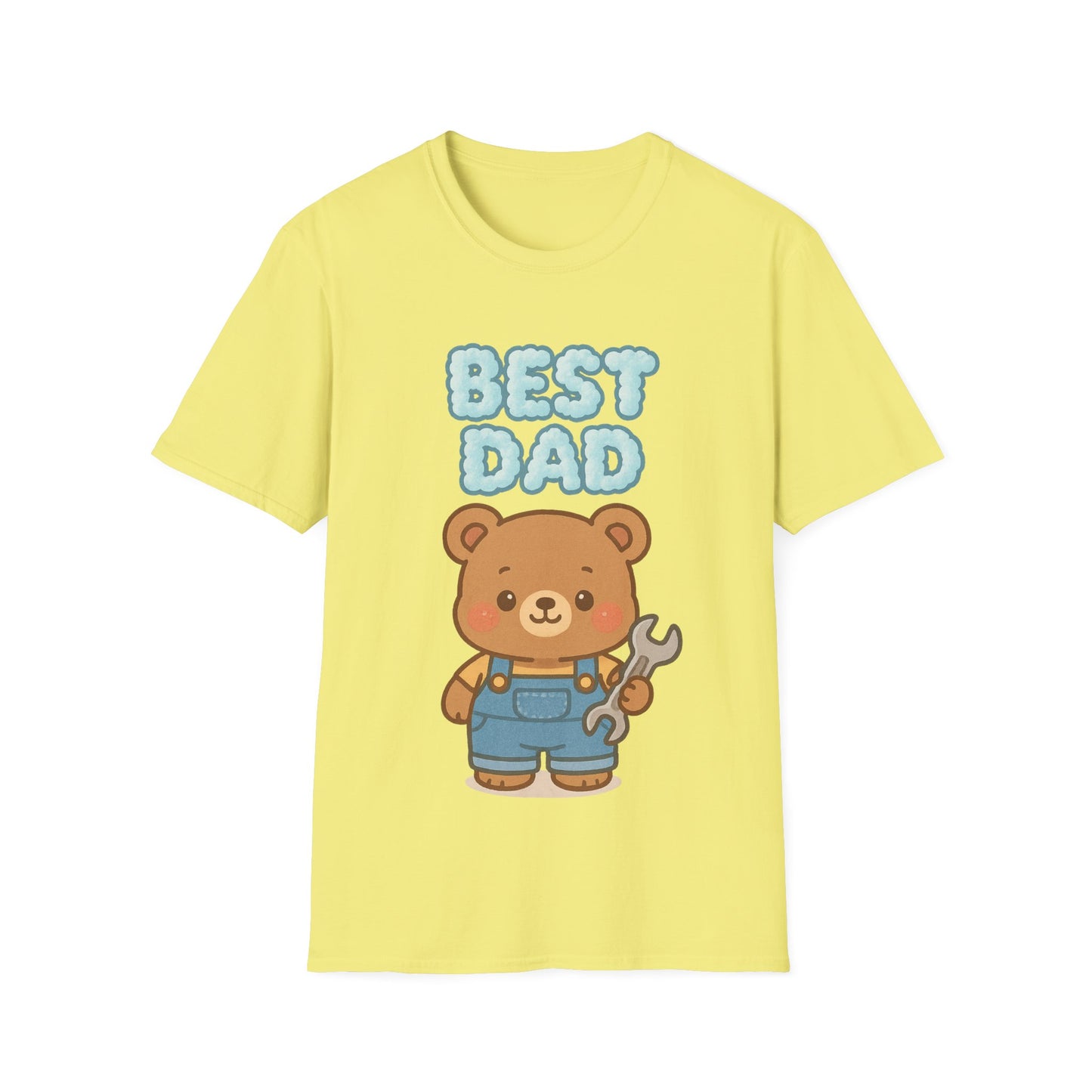 Best Dad Cartoon Bear T-Shirt