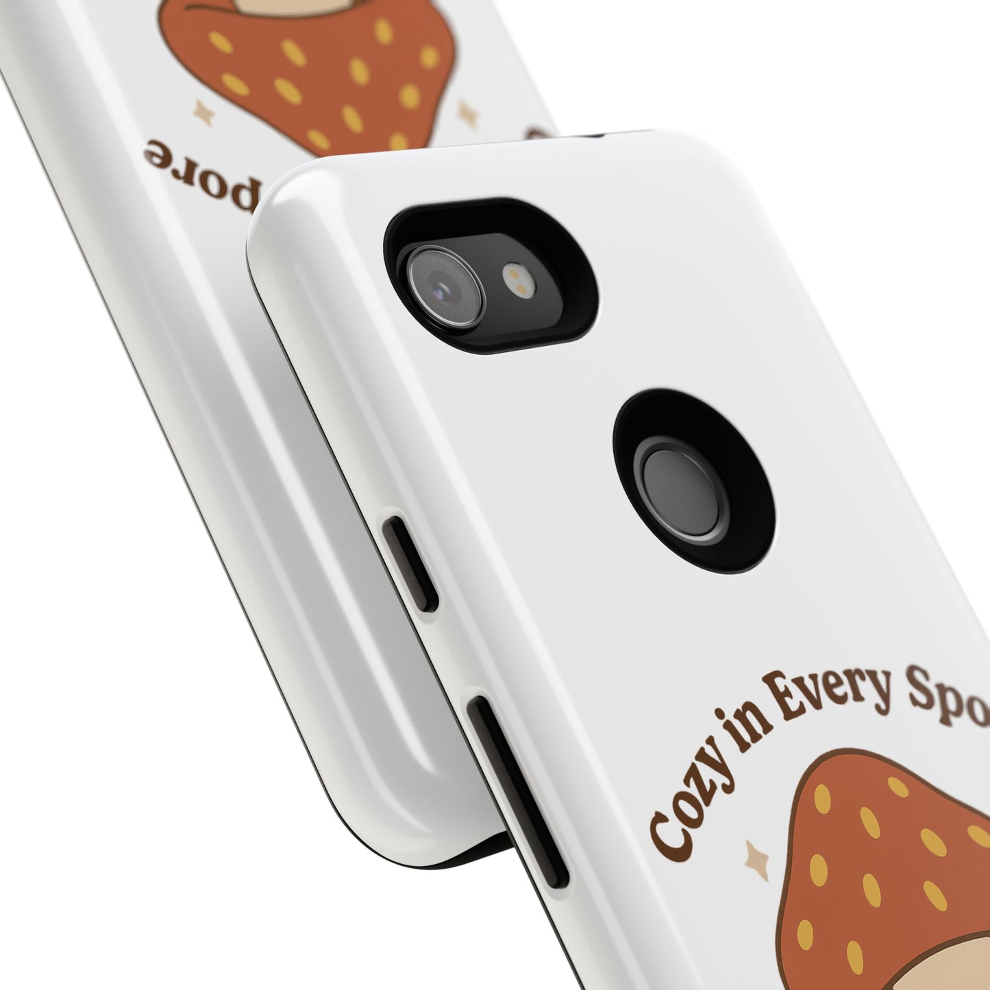 Phone Case - Cozy Mushroom 'Cozy in Every Spore' Design