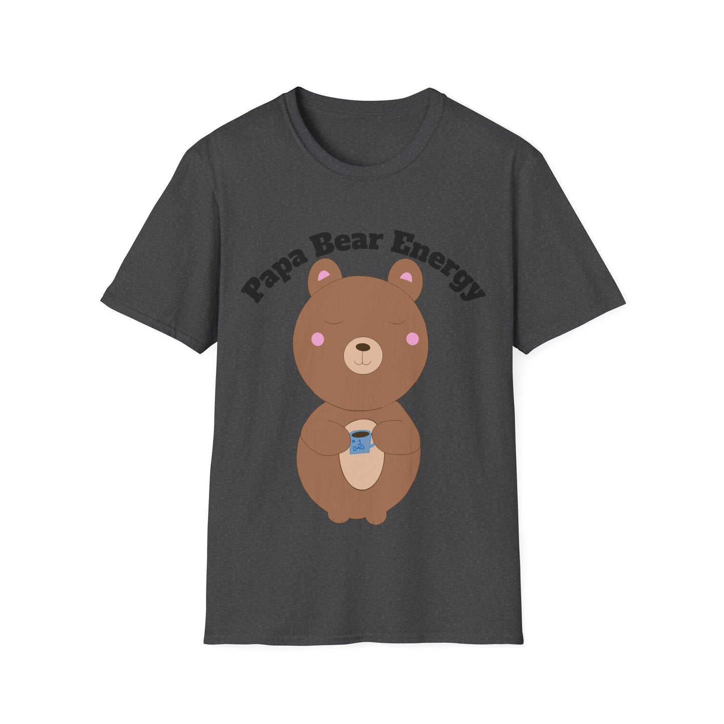 Papa Bear Energy Shirt – Cute Kawaii #1 Dad Gift for Father’s Day or Birthday