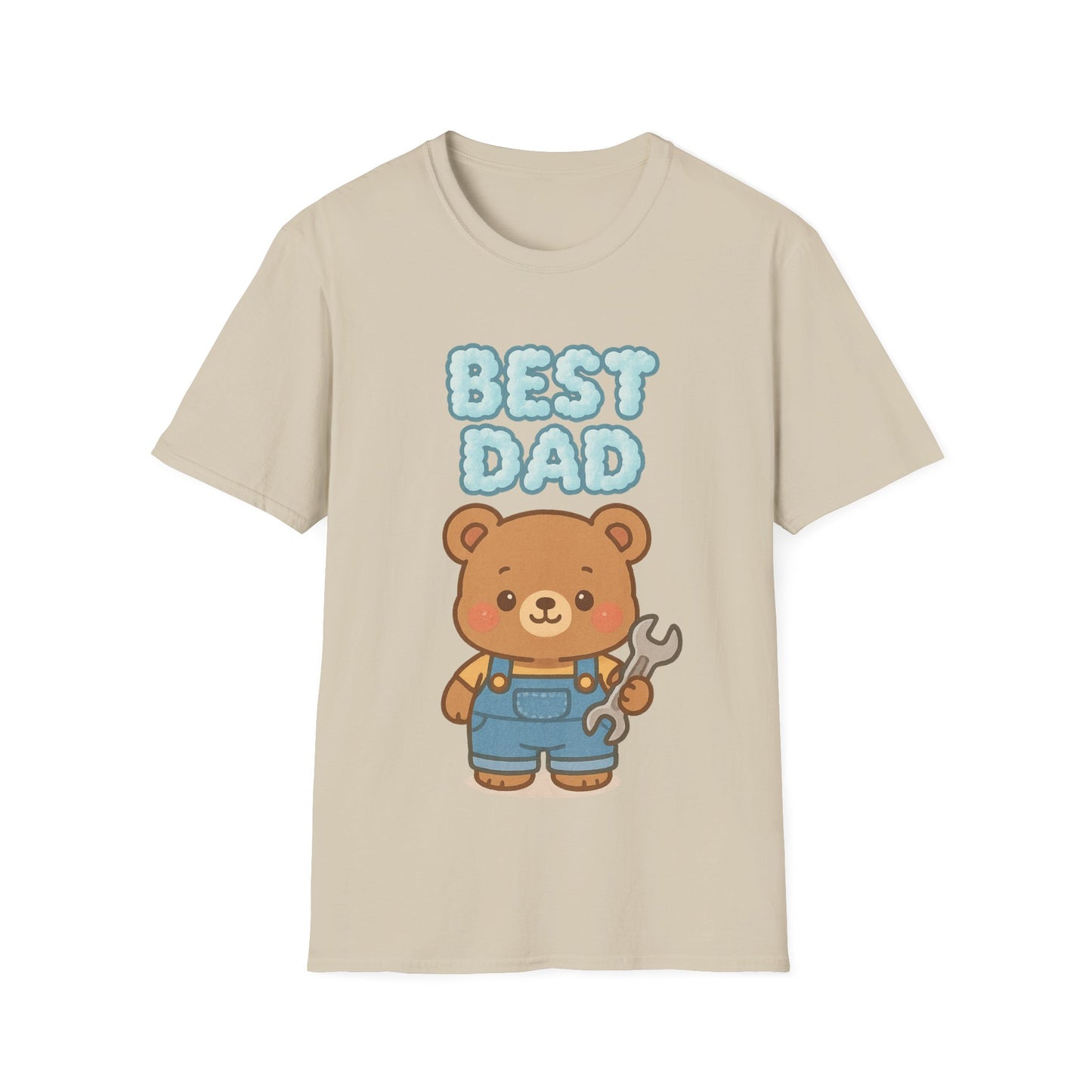 Best Dad Cartoon Bear T-Shirt
