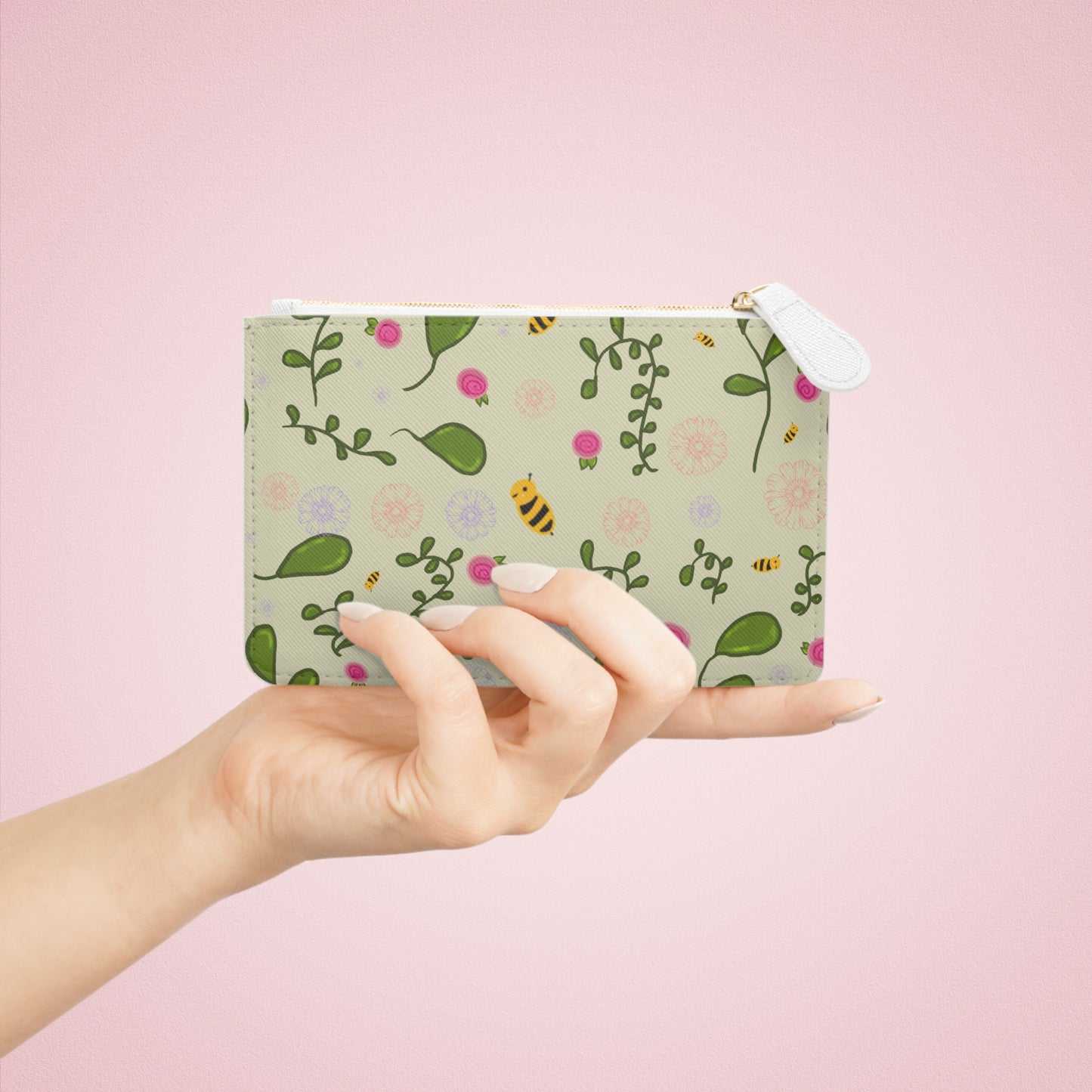 Floral Mini Clutch Bag