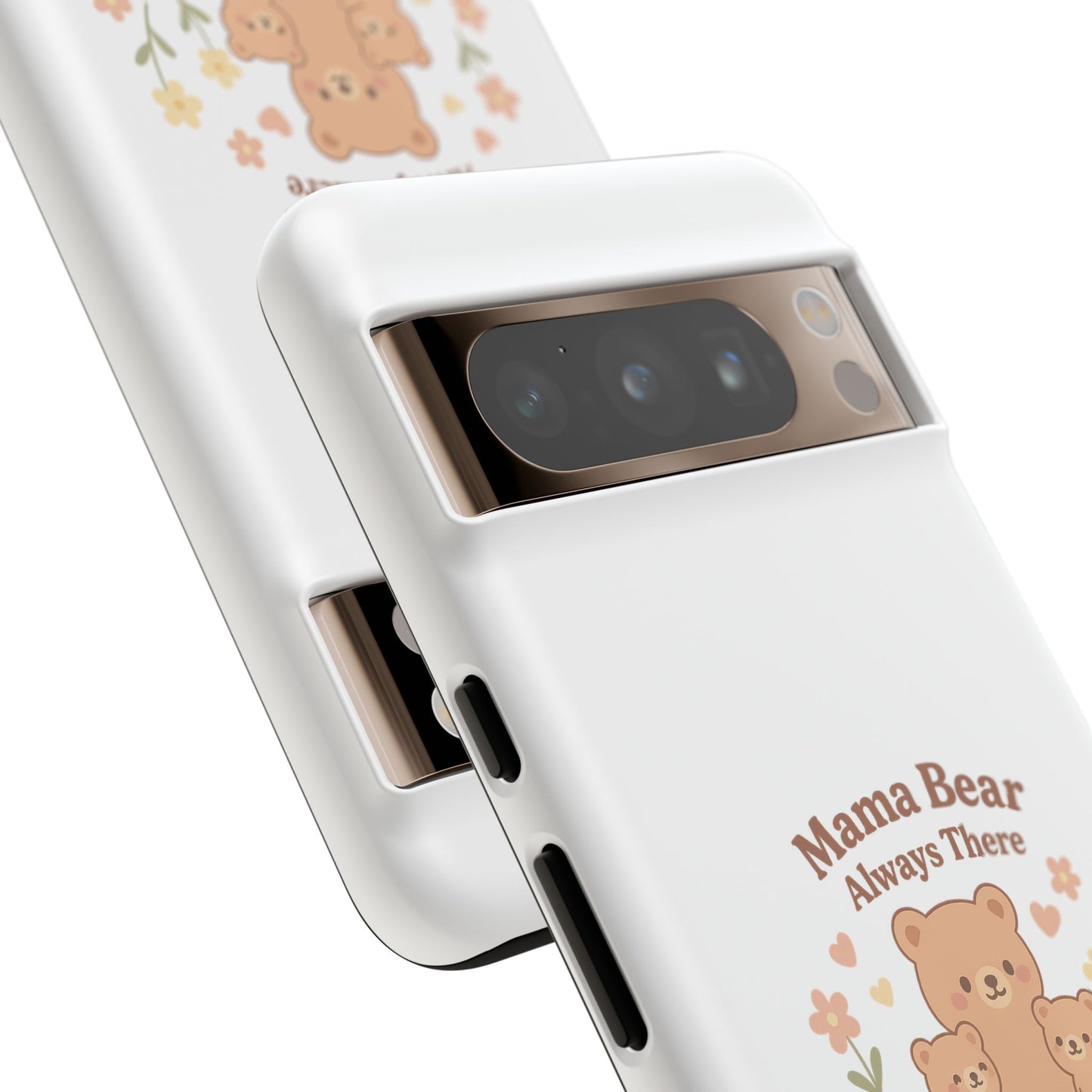 Mama Bear Always There Phone Case – Cute Kawaii Gift for Moms