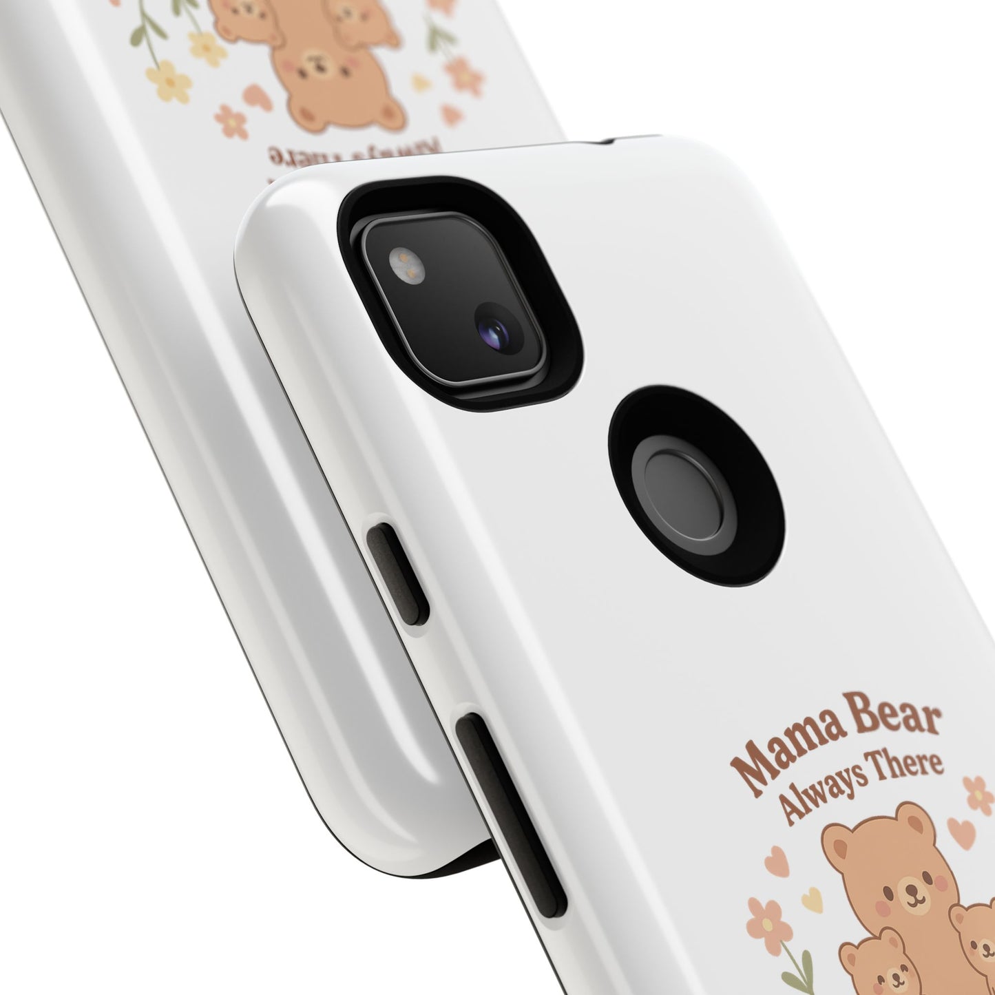 Mama Bear Always There Phone Case – Cute Kawaii Gift for Moms