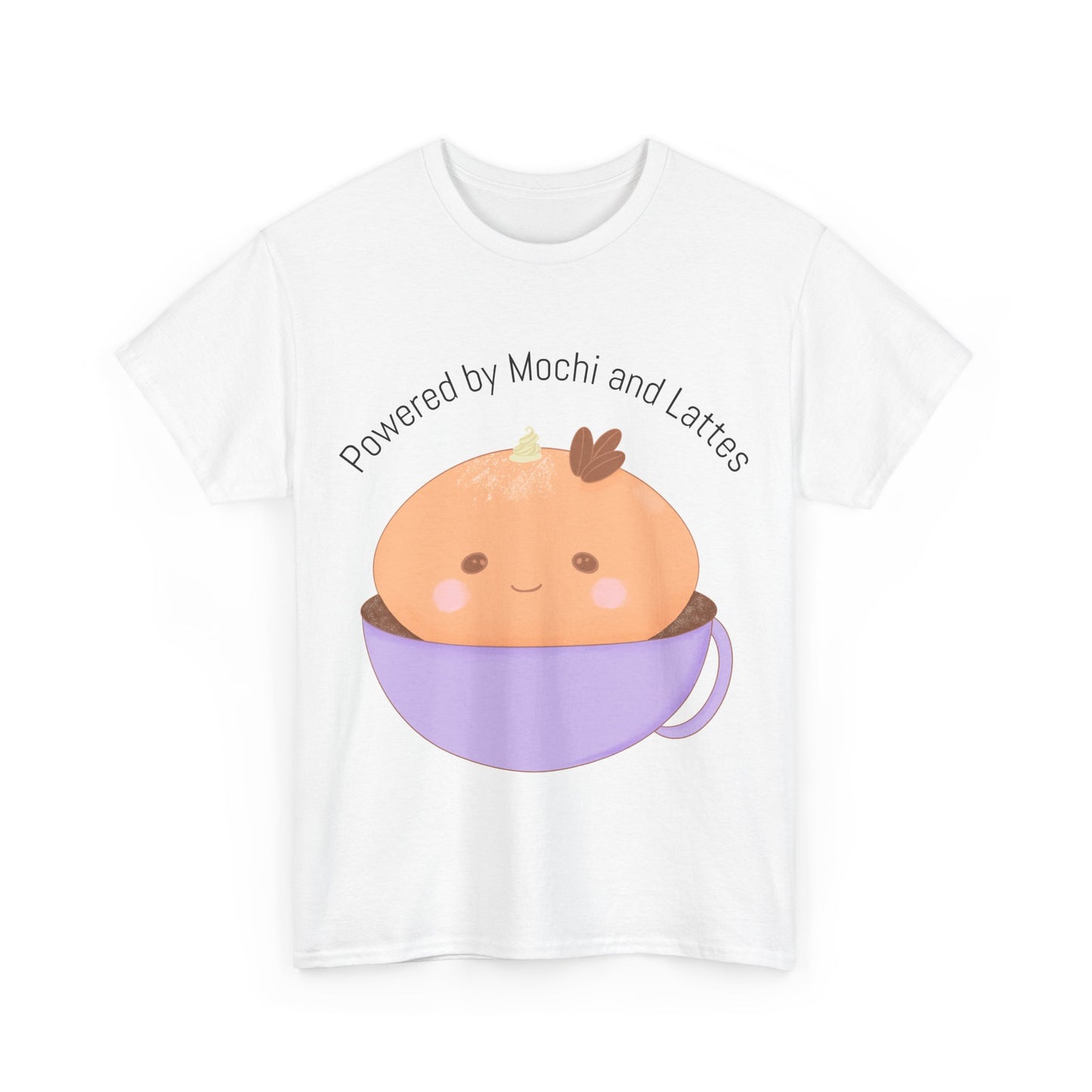 Powered by Mochi and Lattes - Kawaii Unisex Tee