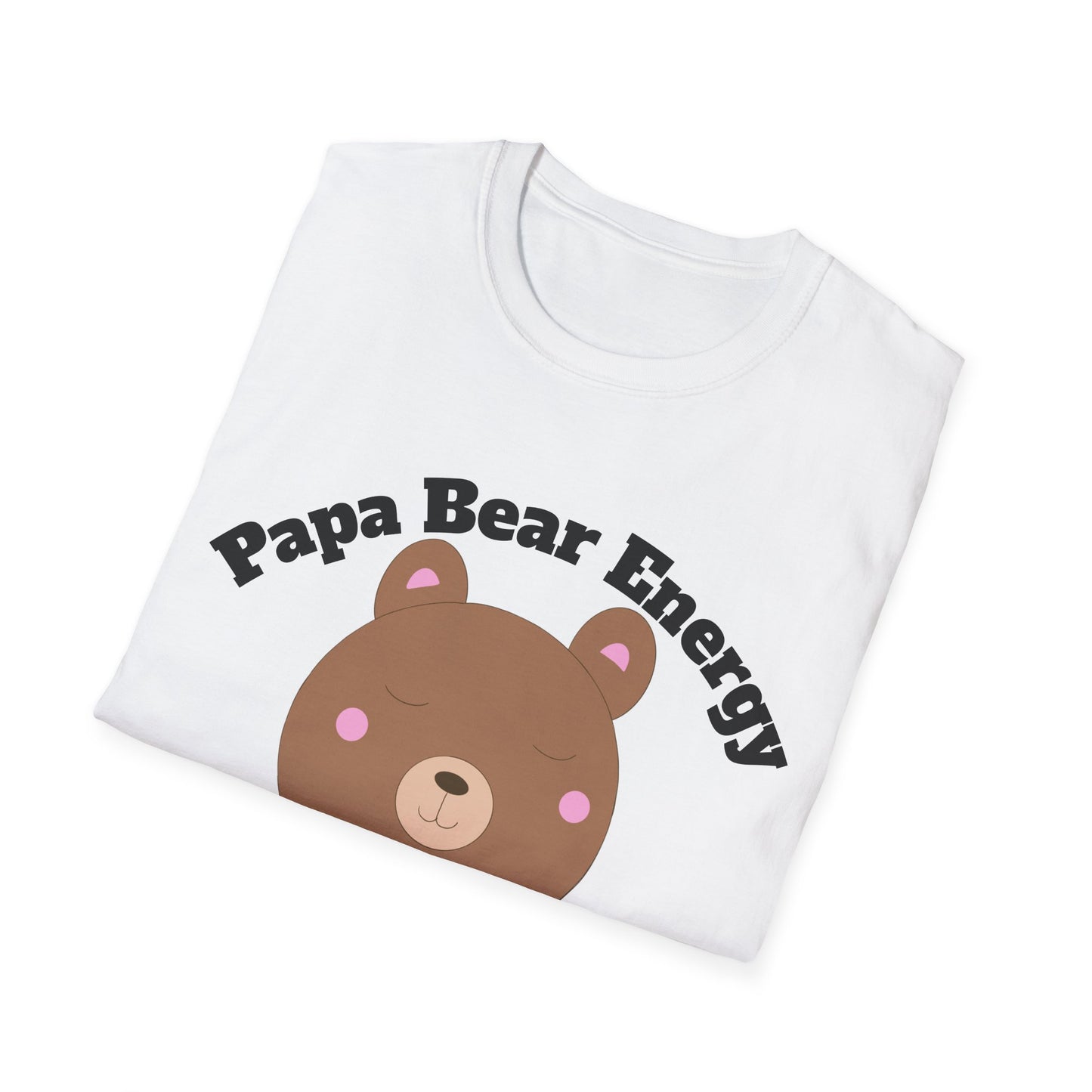 Papa Bear Energy Shirt – Cute Kawaii #1 Dad Gift for Father’s Day or Birthday