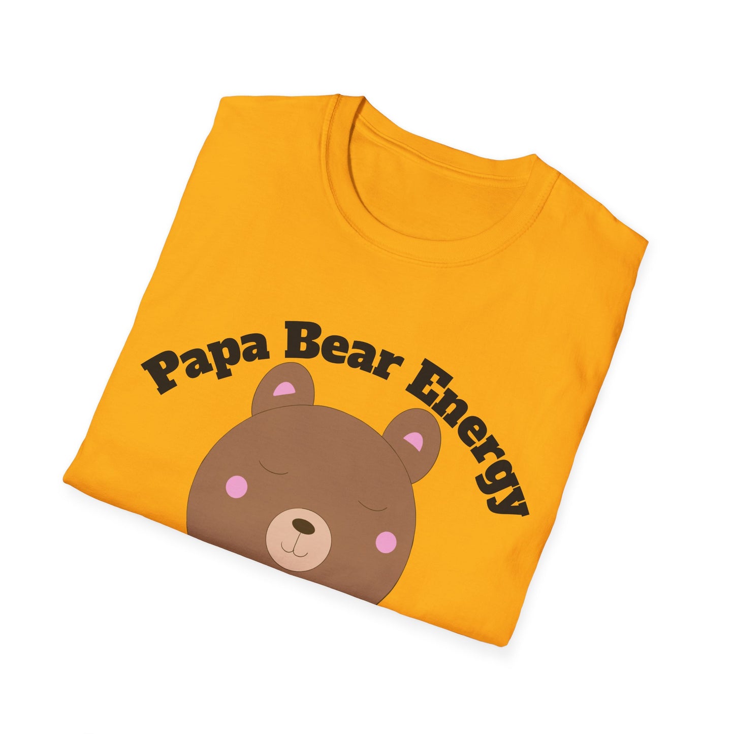 Papa Bear Energy Shirt – Cute Kawaii #1 Dad Gift for Father’s Day or Birthday