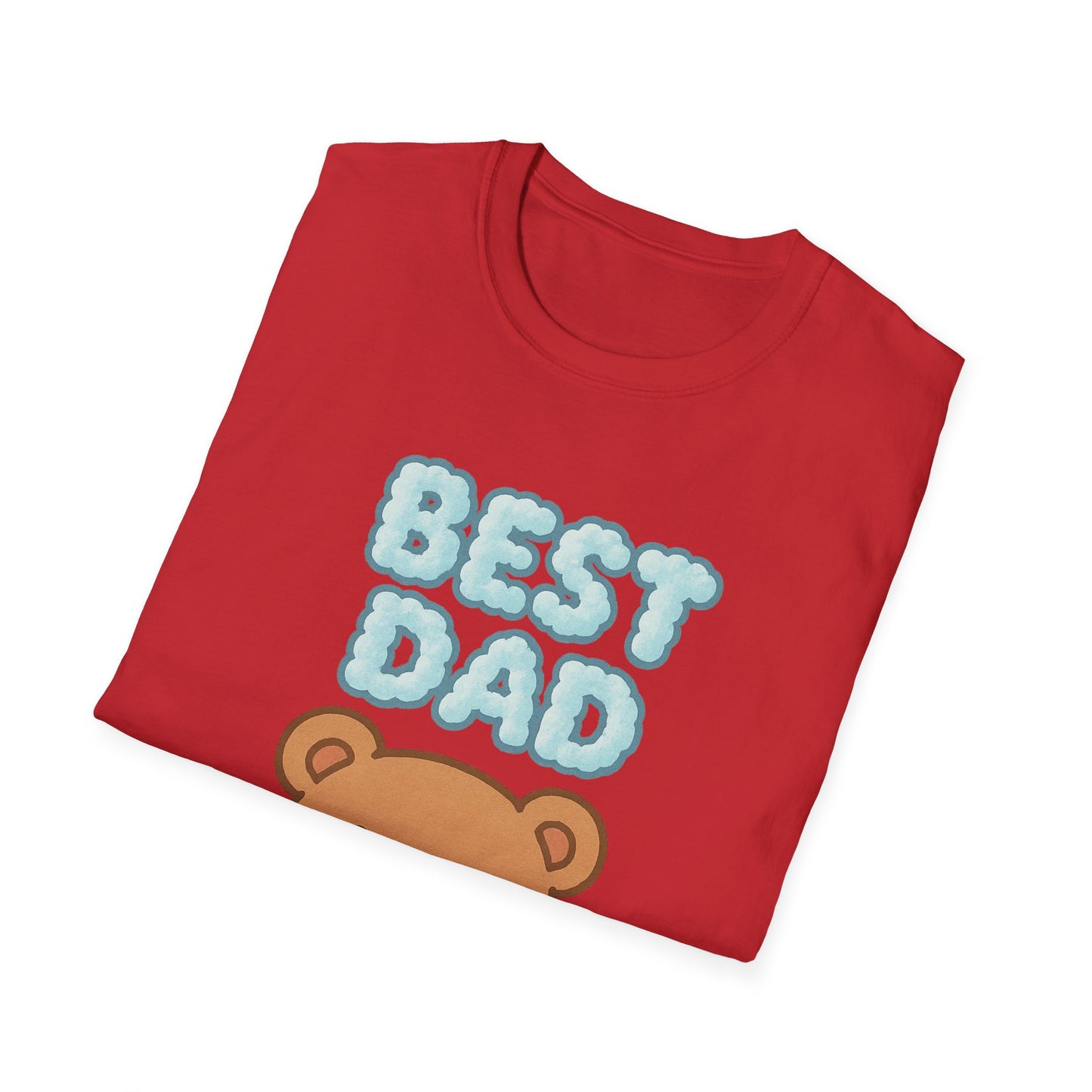 Best Dad Cartoon Bear T-Shirt