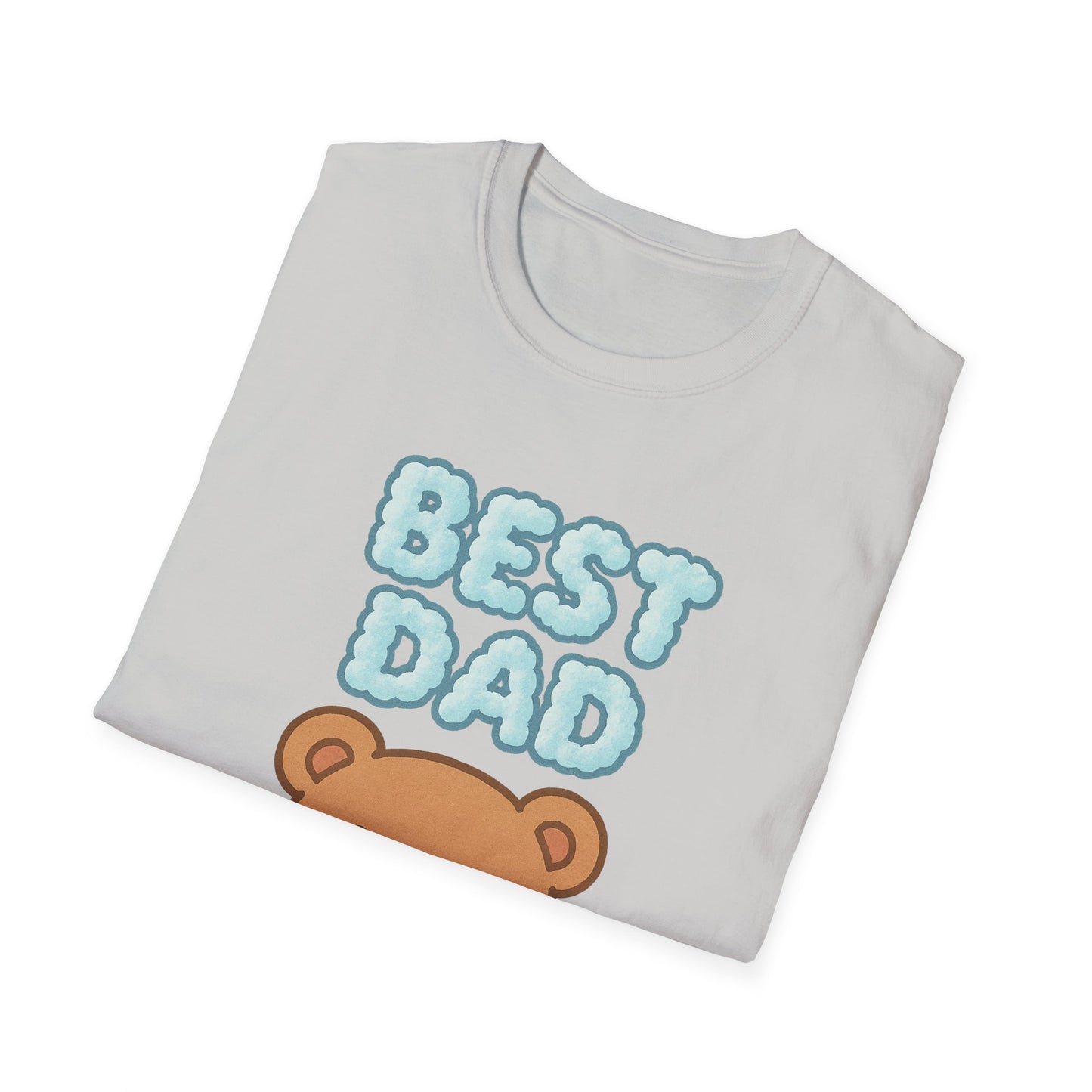 Best Dad Cartoon Bear T-Shirt