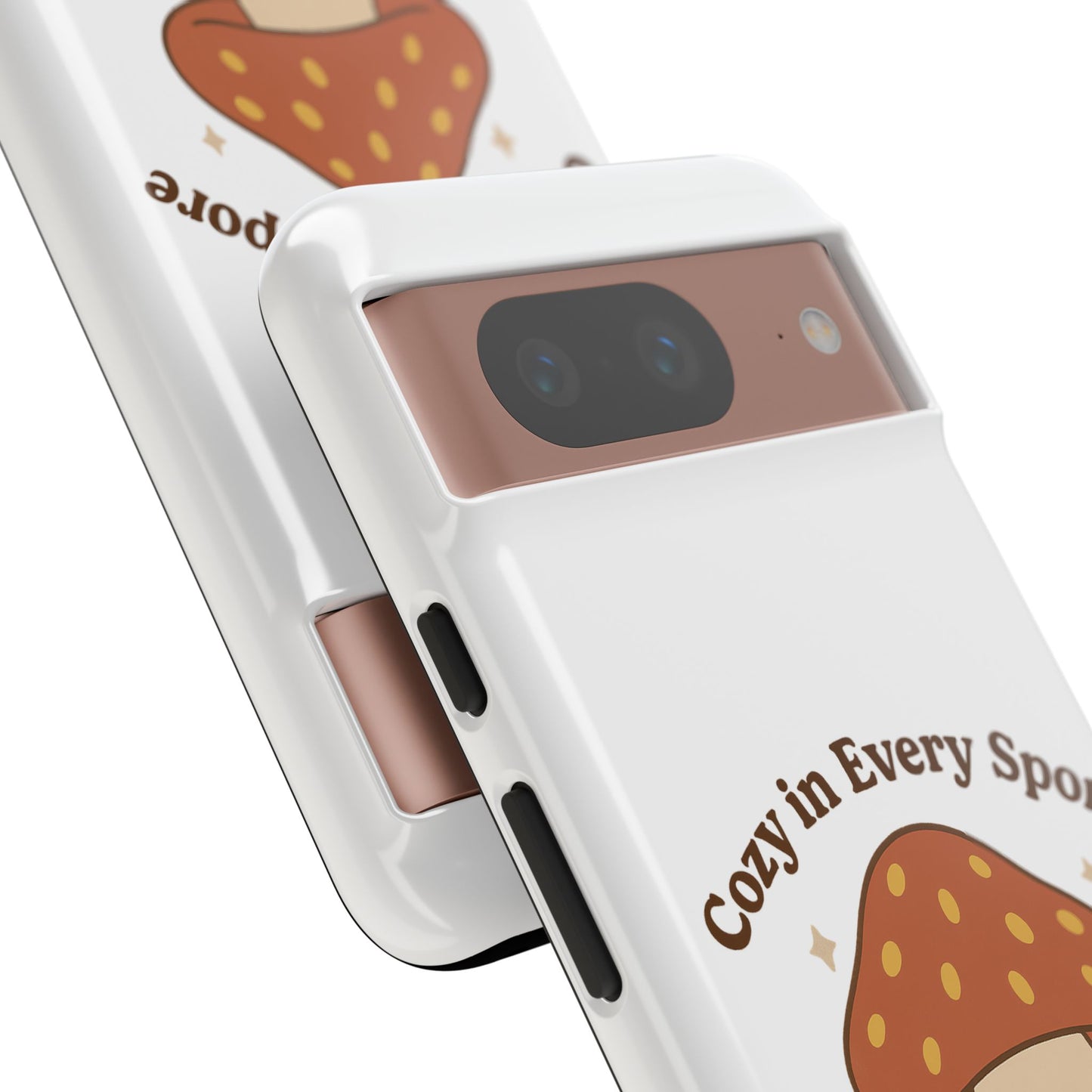 Phone Case - Cozy Mushroom 'Cozy in Every Spore' Design
