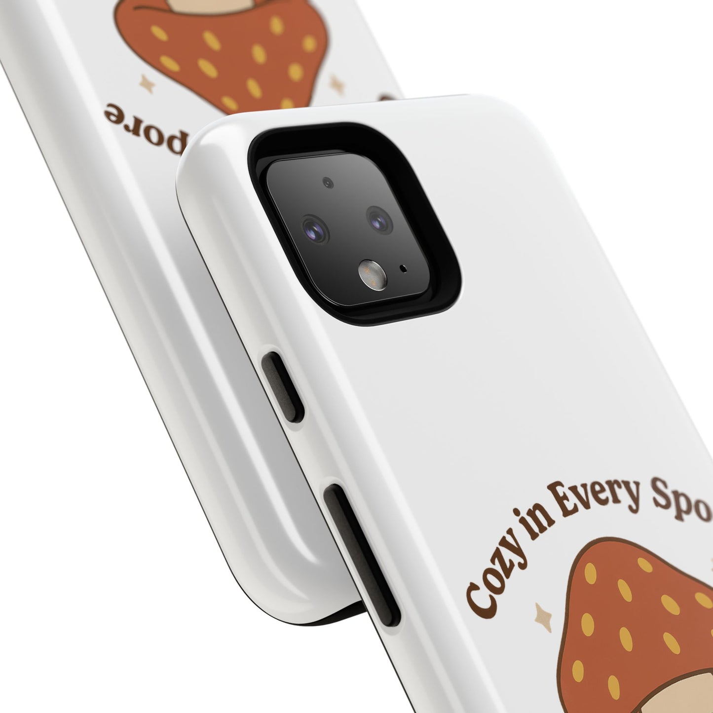 Phone Case - Cozy Mushroom 'Cozy in Every Spore' Design