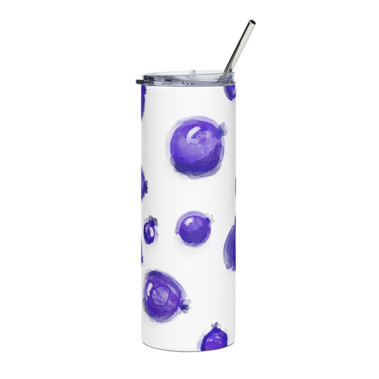 Blueberry Patterned Tumbler