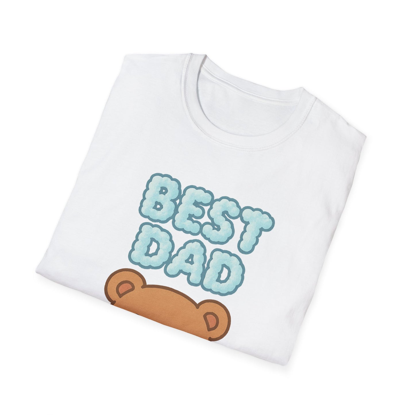 Best Dad Cartoon Bear T-Shirt