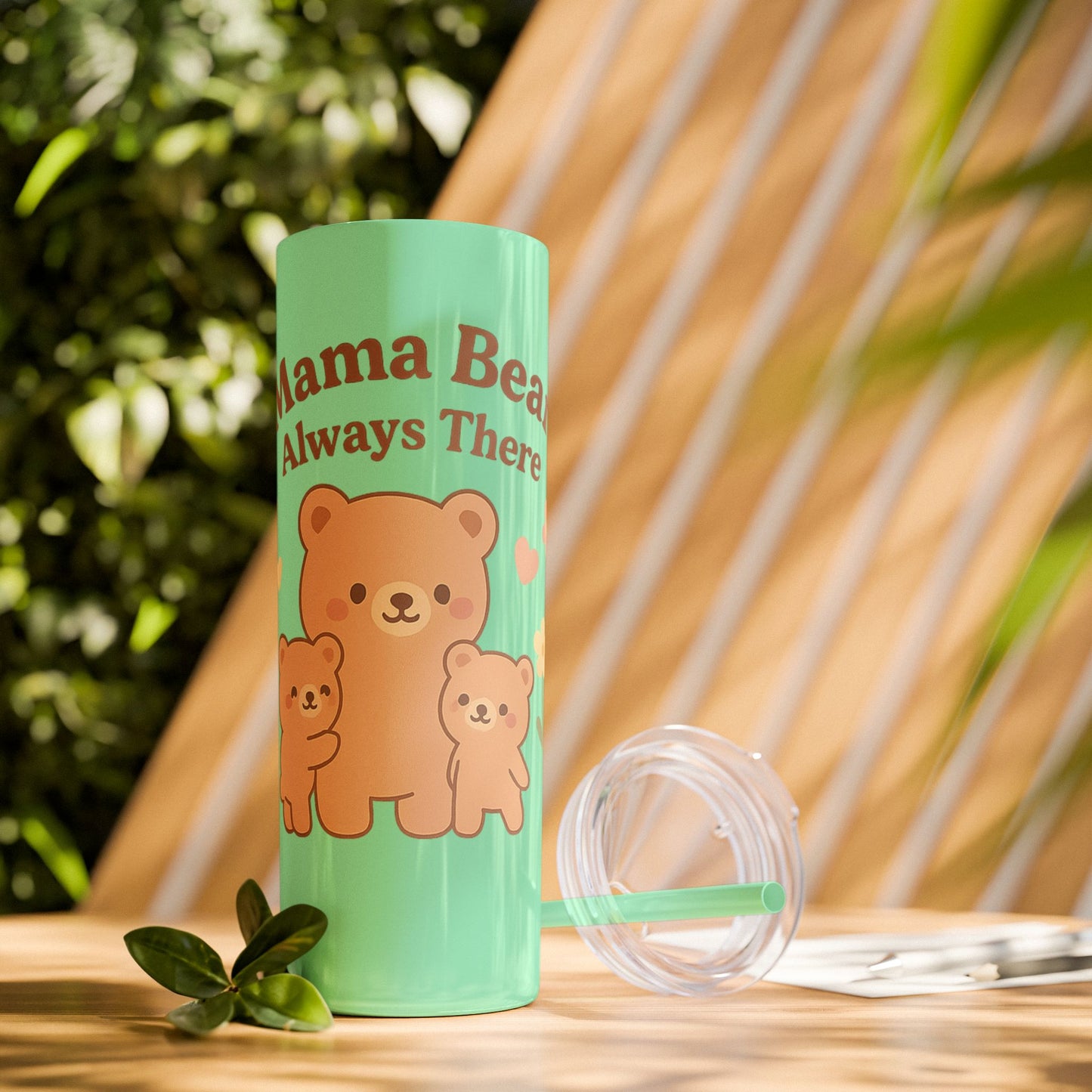 Kawaii Mama Bear 20oz Skinny Tumbler