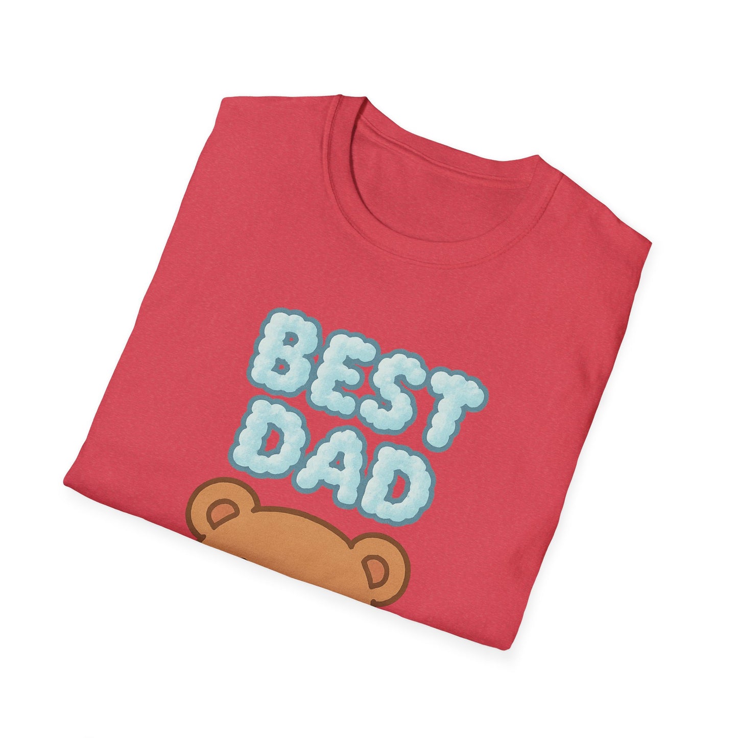 Best Dad Cartoon Bear T-Shirt