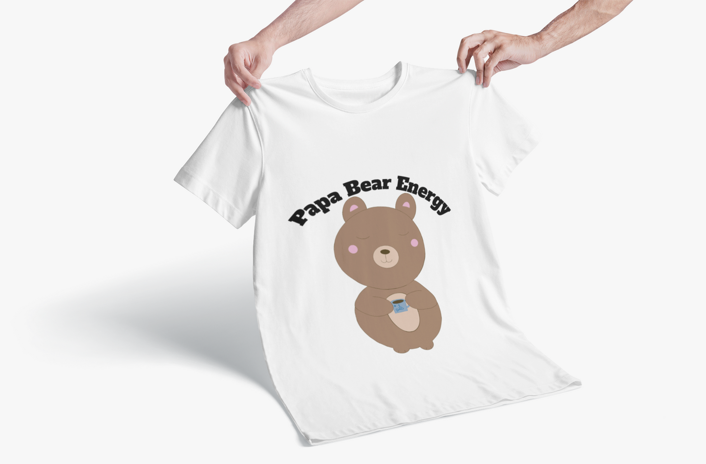 Papa Bear Energy Shirt – Cute Kawaii #1 Dad Gift for Father’s Day or Birthday