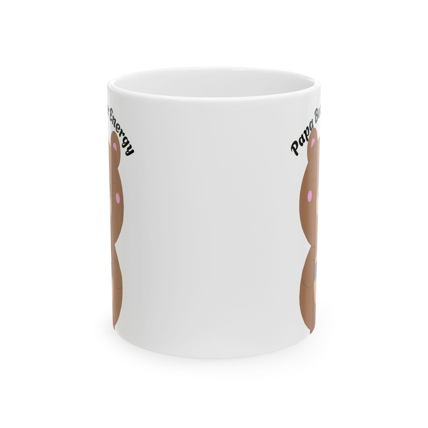 Papa Bear Energy Mug – Cute #1 Dad Gift for Coffee-Loving Dads