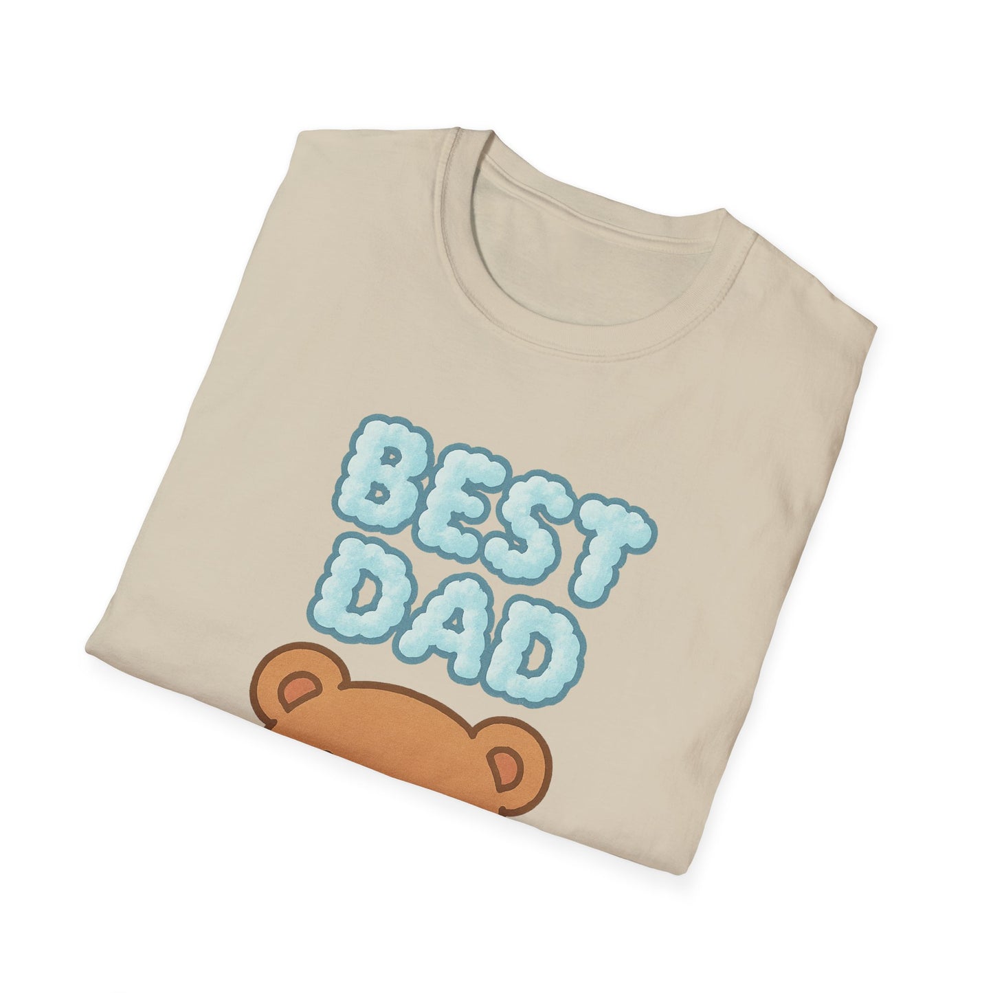 Best Dad Cartoon Bear T-Shirt