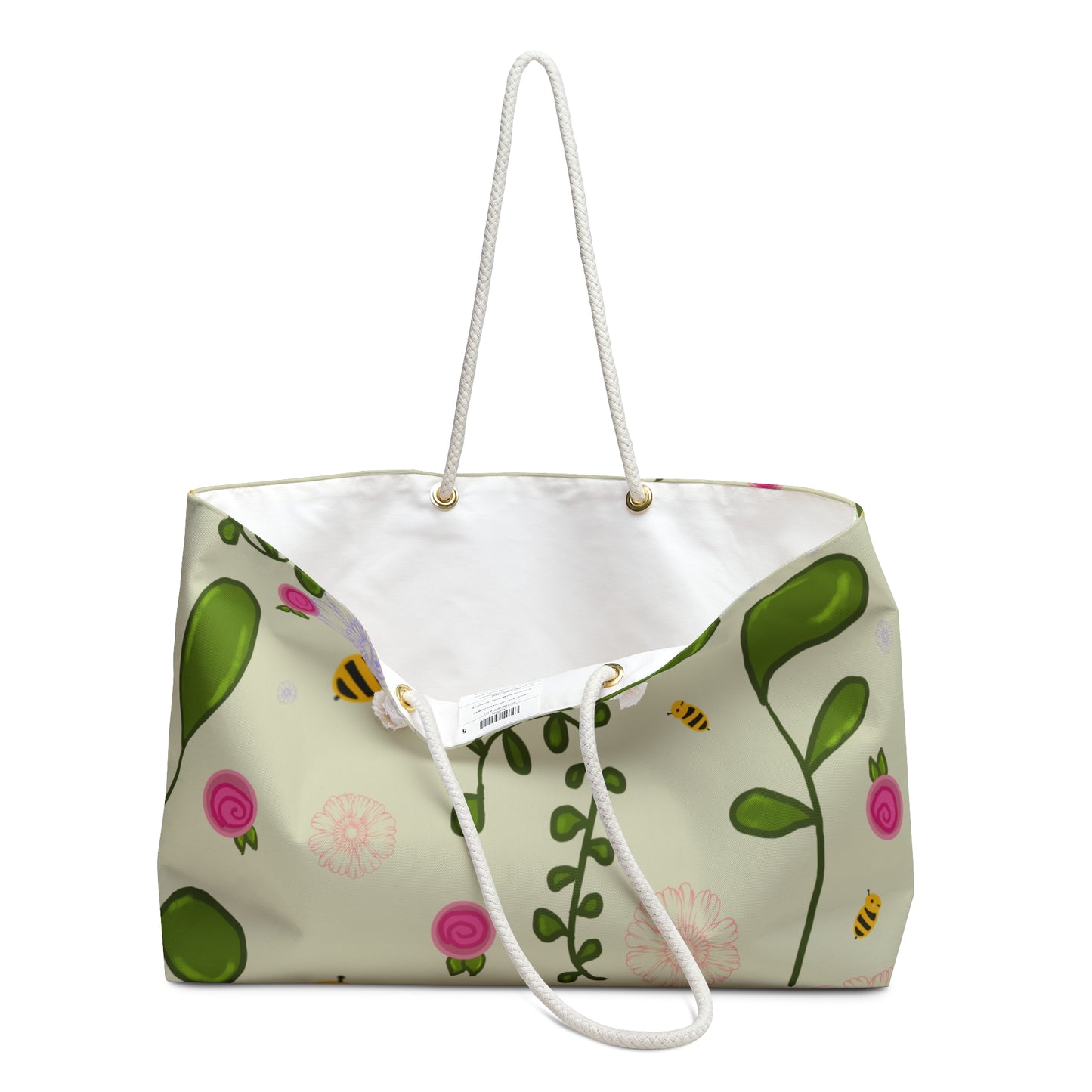 Floral Bee Weekender Bag