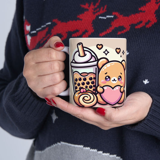 Bear-y Sweet & Boba-licious – Kawaii Boba Bear Mug