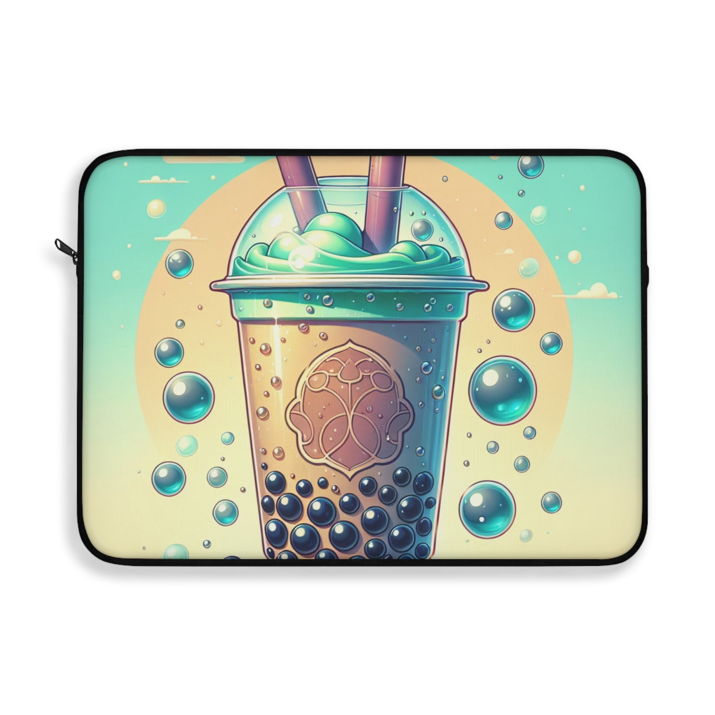 Boba Bubble Tea Laptop Sleeve – Cute Kawaii Tech Accessory