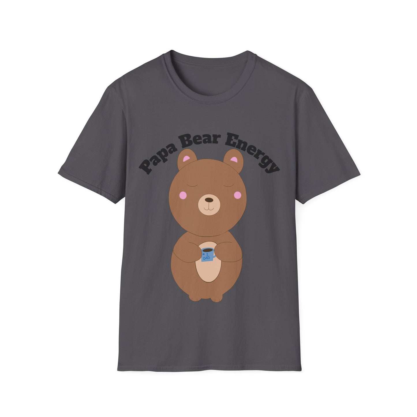 Papa Bear Energy Shirt – Cute Kawaii #1 Dad Gift for Father’s Day or Birthday
