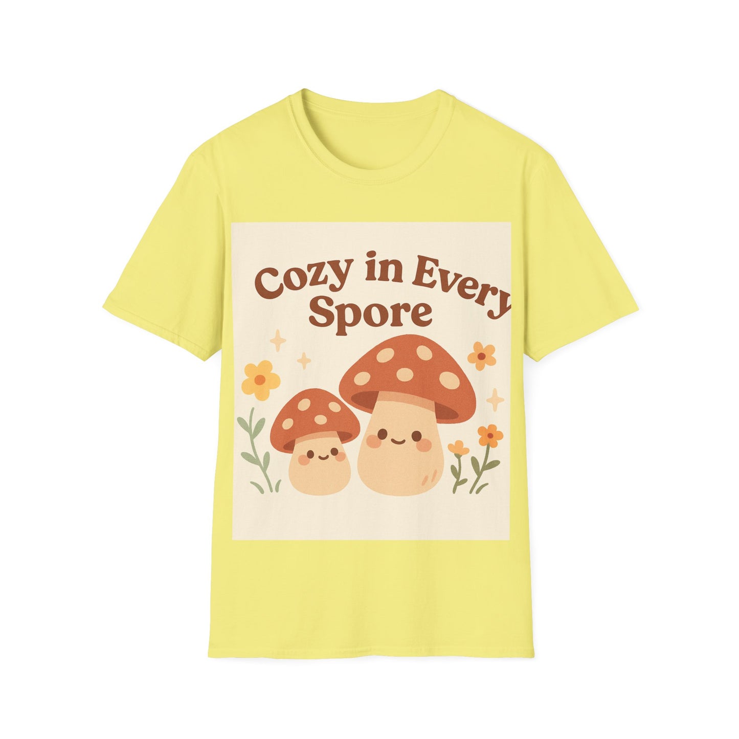 Cozy Mushroom T-Shirt for Nature Lovers