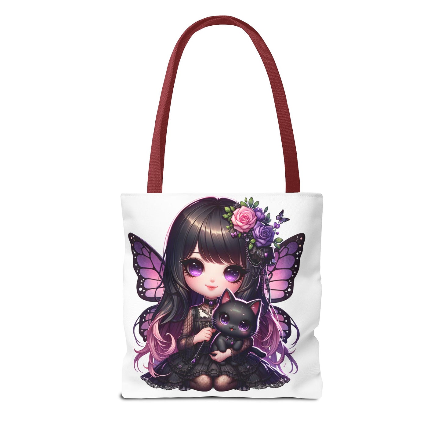 Whimsical Fairy Cat Tote Bag