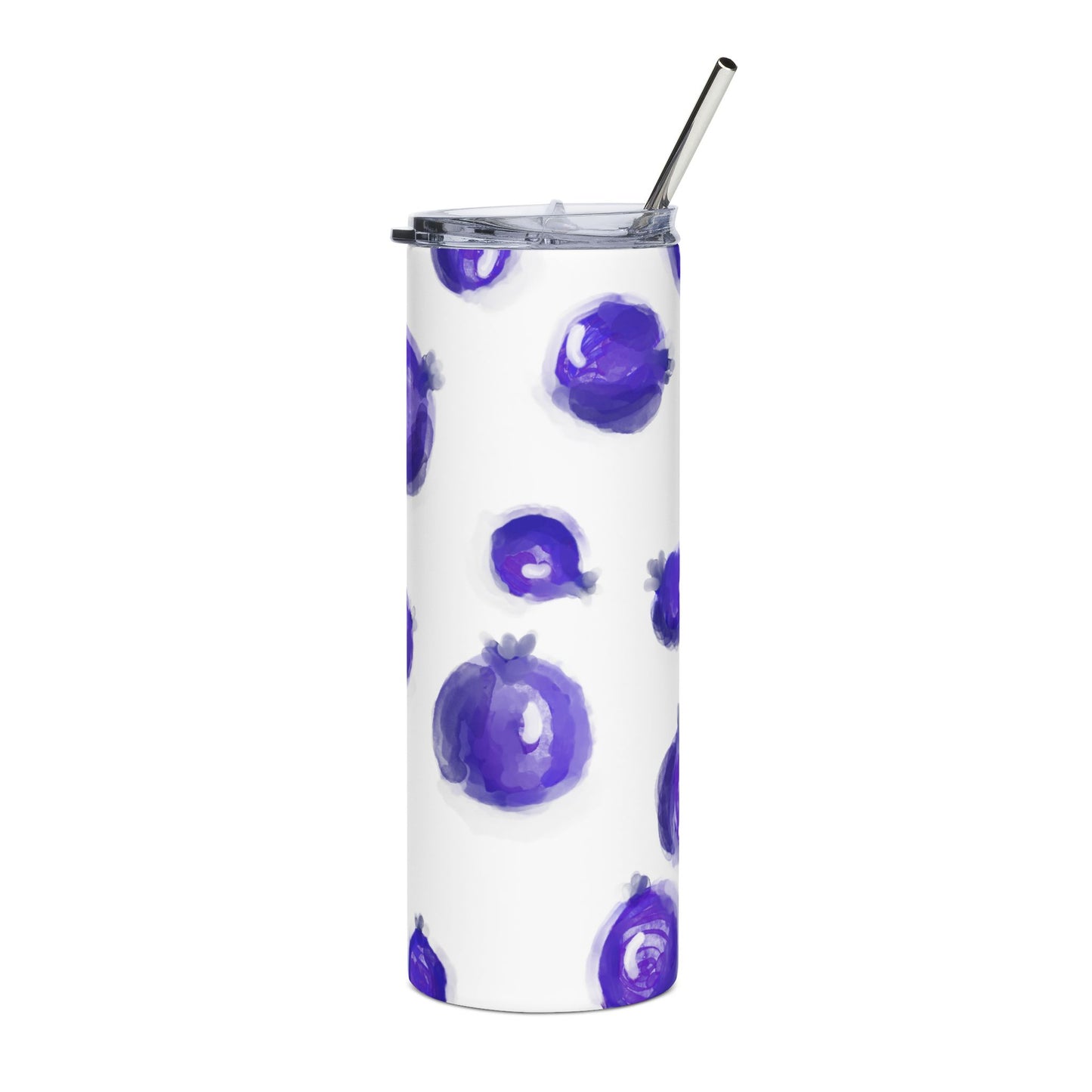 Blueberry Patterned Tumbler