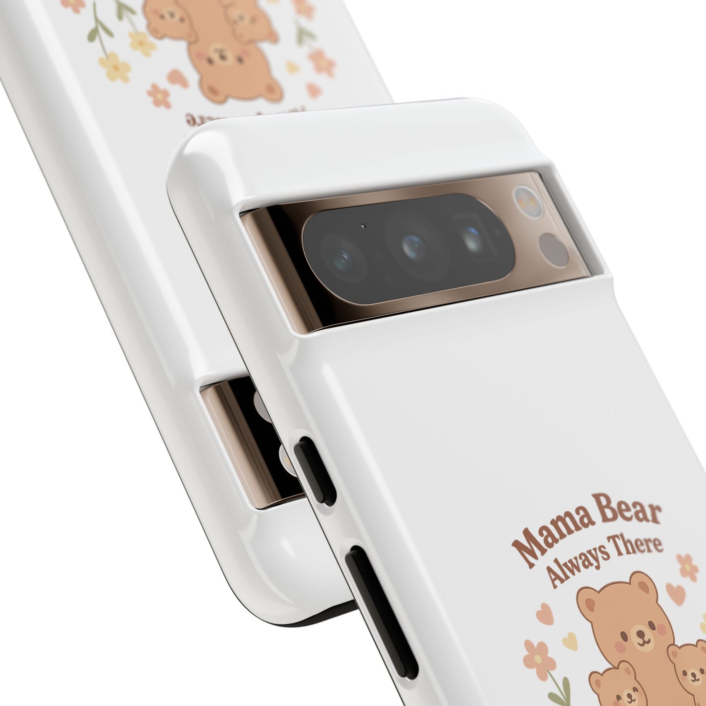 Mama Bear Always There Phone Case – Cute Kawaii Gift for Moms