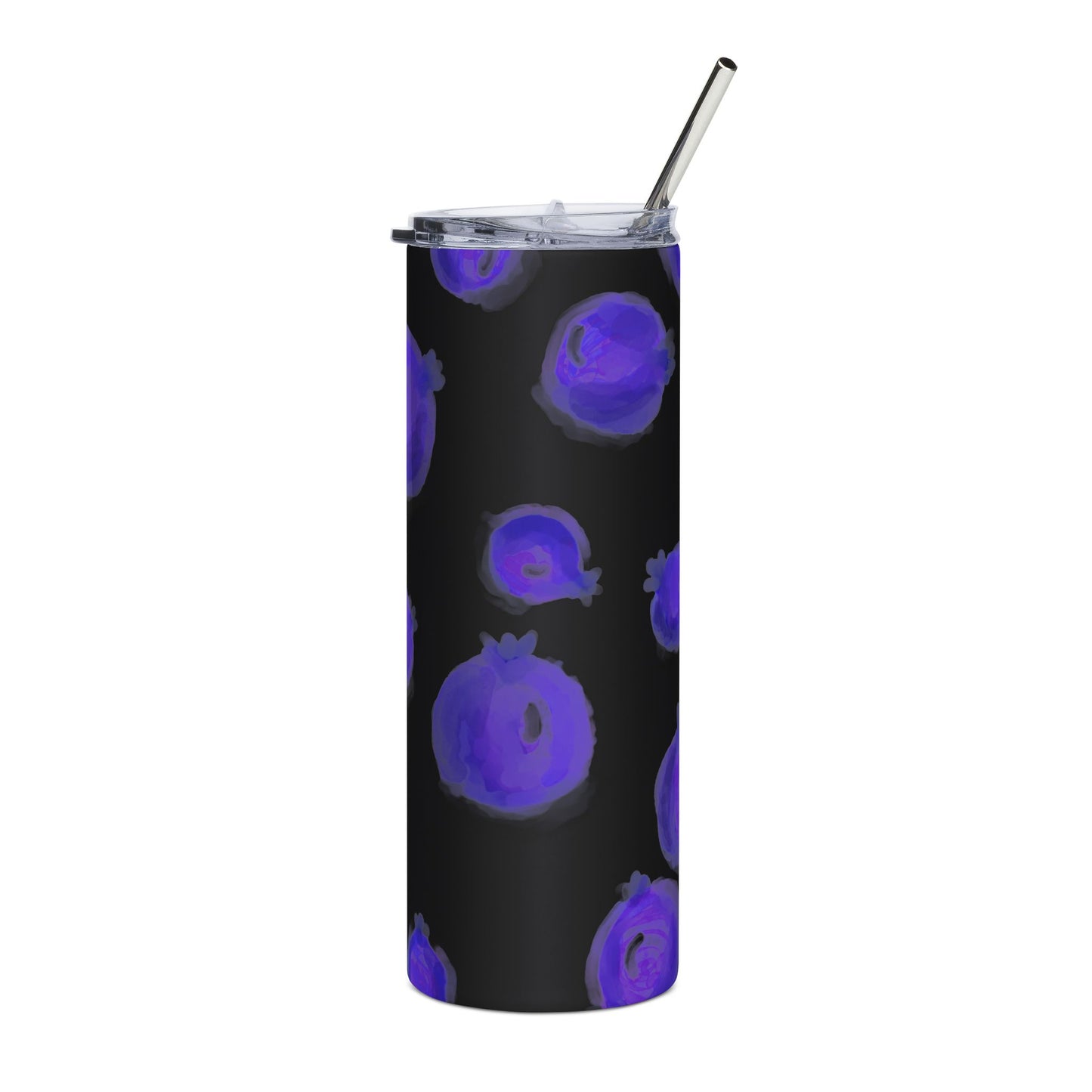 Blueberry Patterned Tumbler